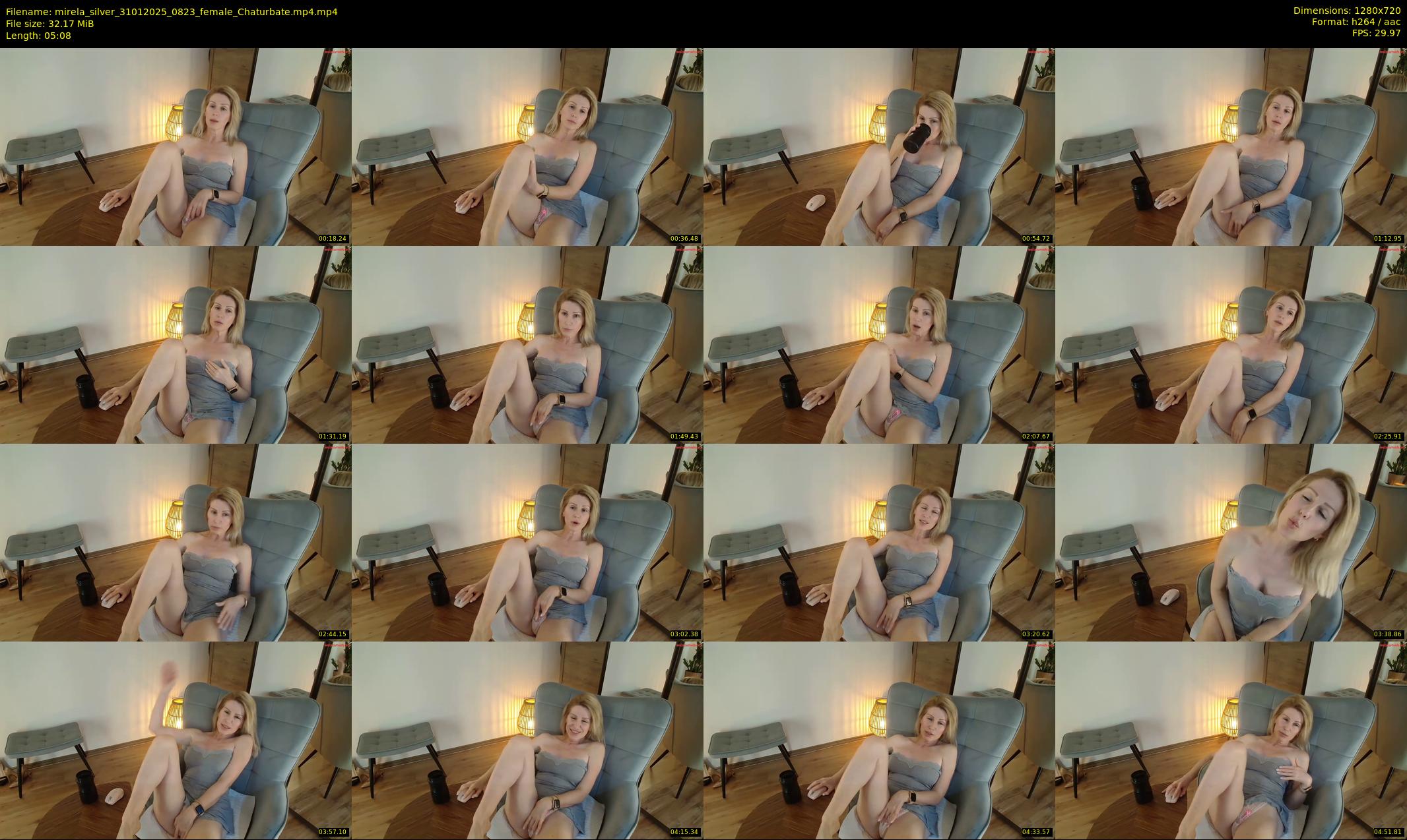mirela_silver — 6 minute Chaturbate female cam show recording, 720p, Jan 31, 2025