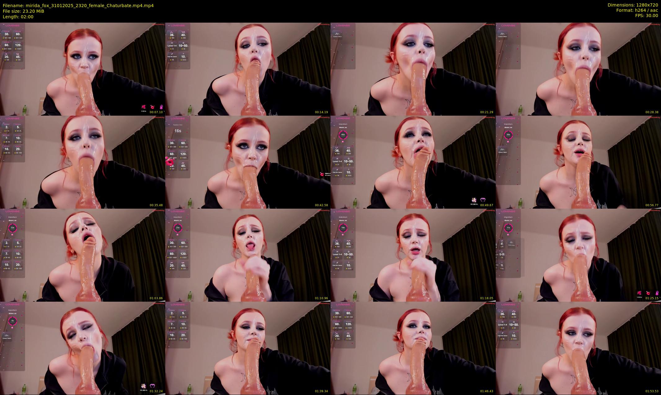 mirida_fox — 2 minute Chaturbate female cam show recording, 720p, Jan 31, 2025