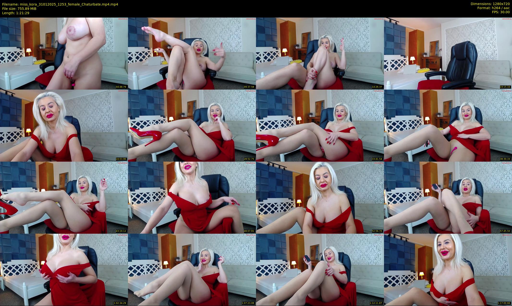 miss_kora — 82 minute Chaturbate female cam show recording, 720p, Jan 31, 2025