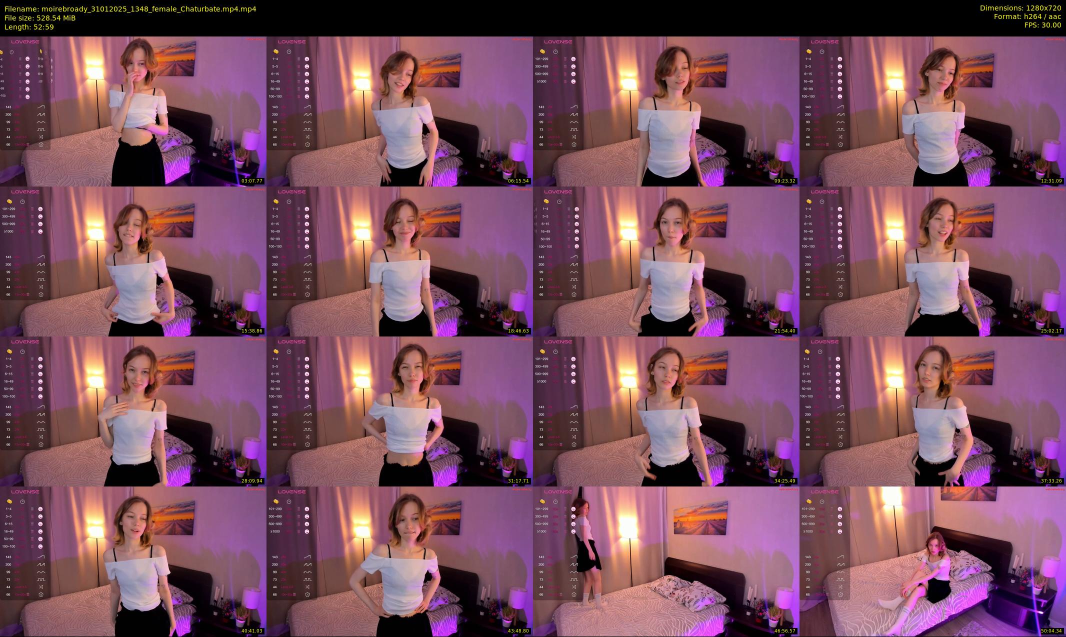 moirebroady — 53 minute Chaturbate female cam show recording, 720p, Jan 31, 2025