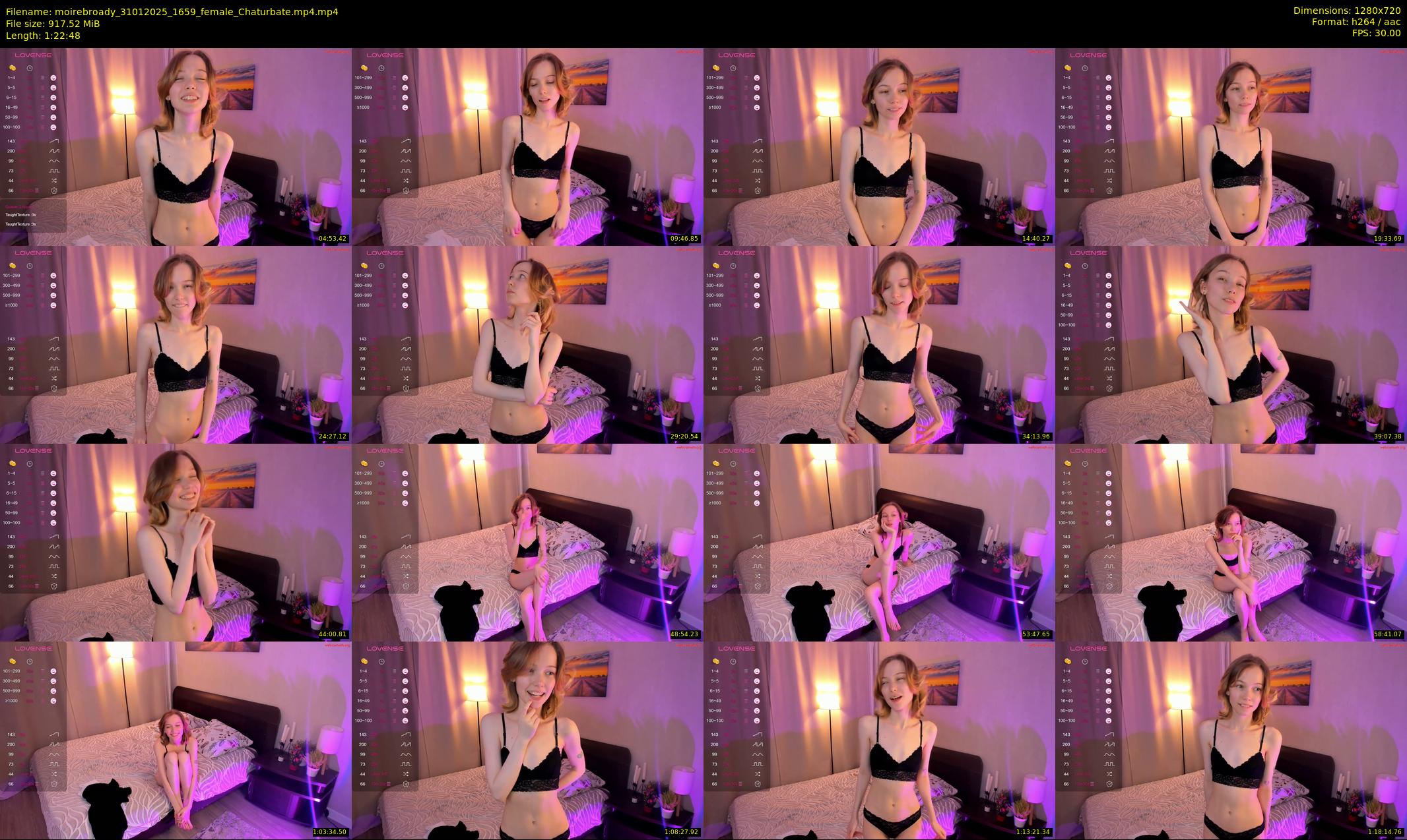 moirebroady — 83 minute Chaturbate female cam show recording, 720p, Jan 31, 2025