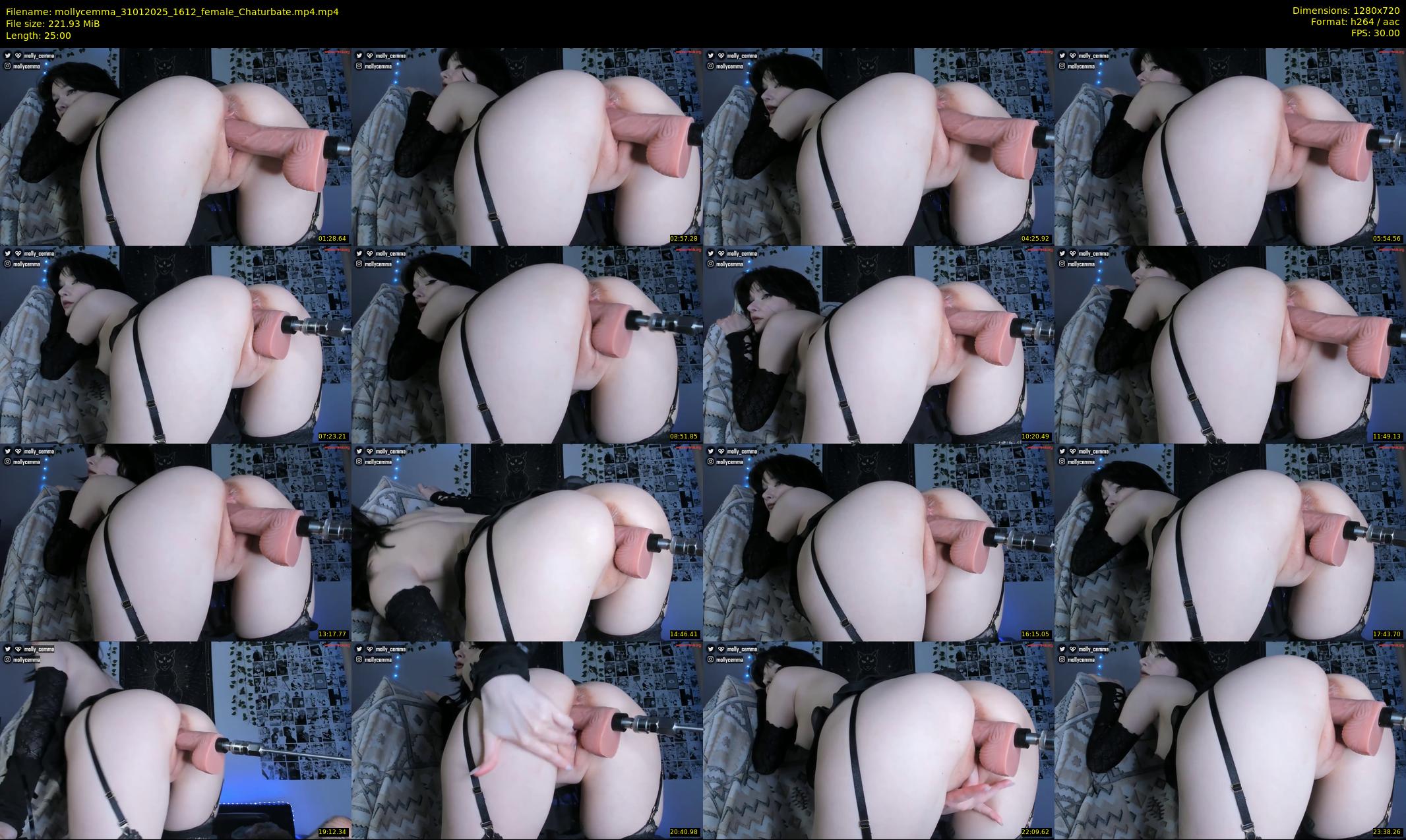 mollycemma — 25 minute Chaturbate female cam show recording, 720p, Jan 31, 2025