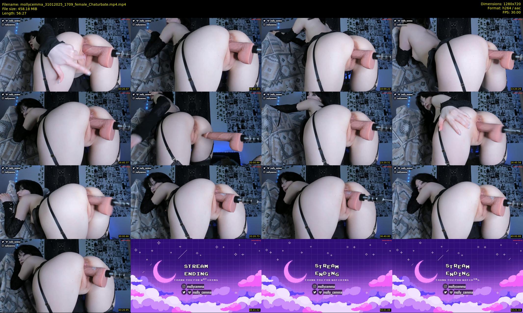 mollycemma — 57 minute Chaturbate female cam show recording, 720p, Jan 31, 2025