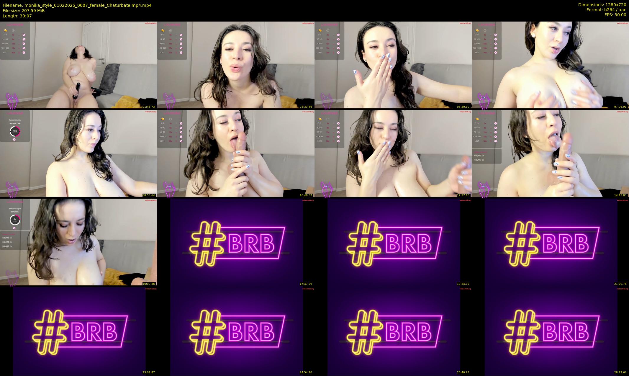 monika_style — 31 minute Chaturbate female cam show recording, 720p, Feb 1, 2025