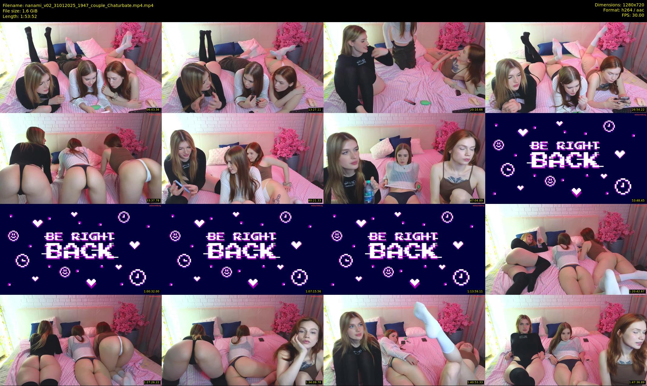 nanami_v02 — 114 minute Chaturbate couple cam show recording, 720p, Jan 31, 2025