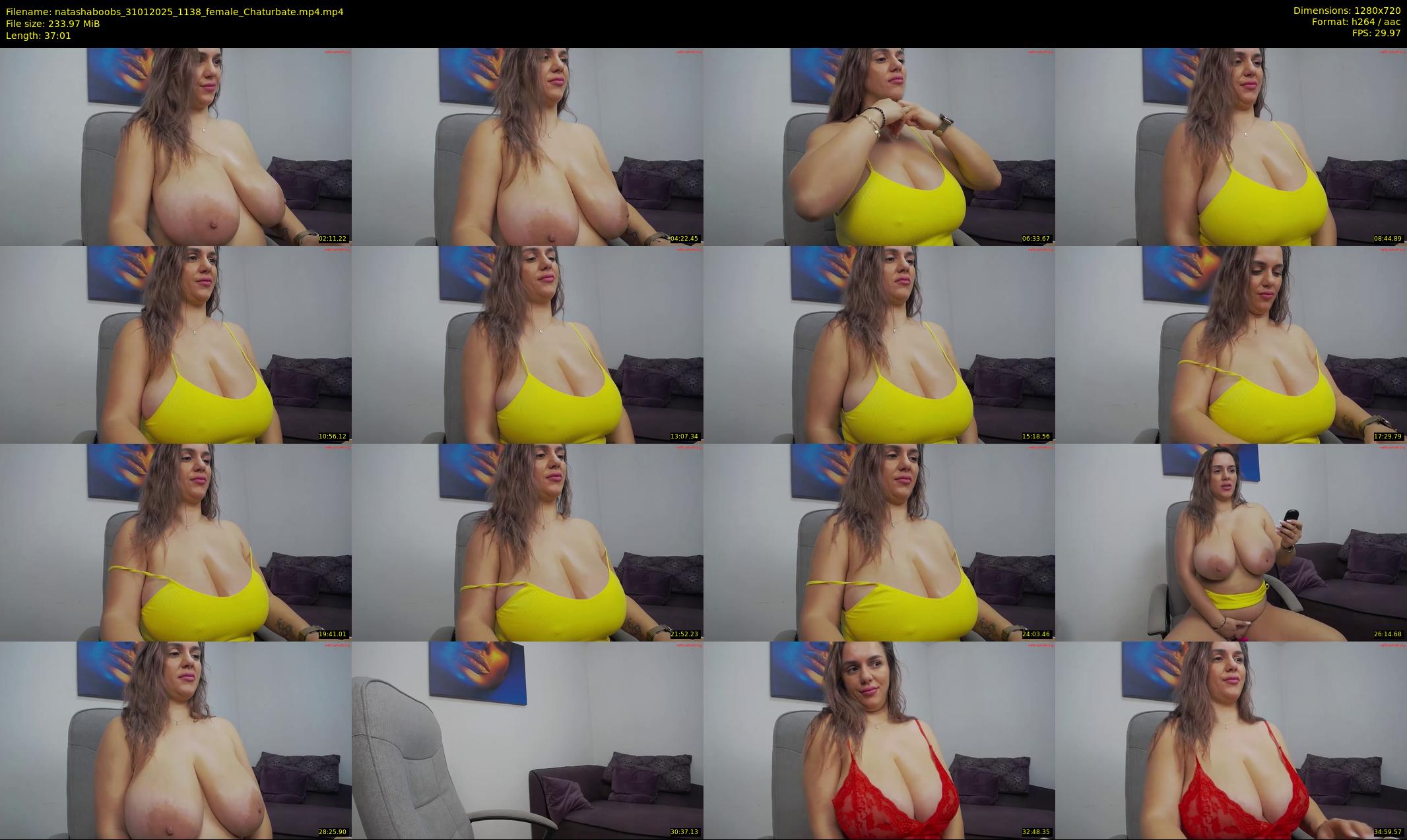 natashaboobs — 38 minute Chaturbate female cam show recording, 720p, Jan 31, 2025