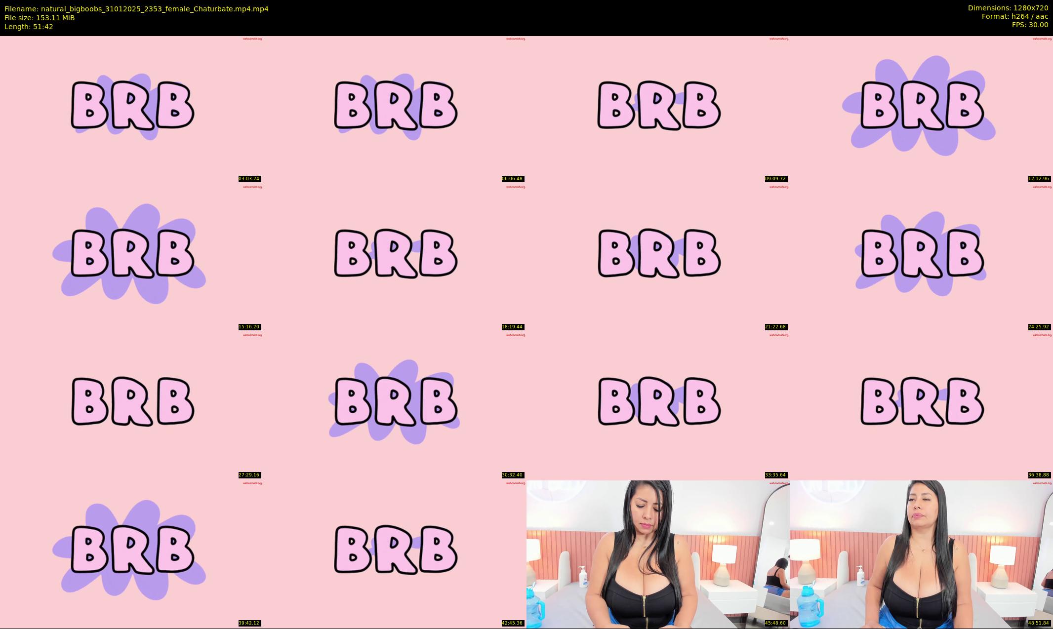 natural_bigboobs — 52 minute Chaturbate female cam show recording, 720p, Jan 31, 2025