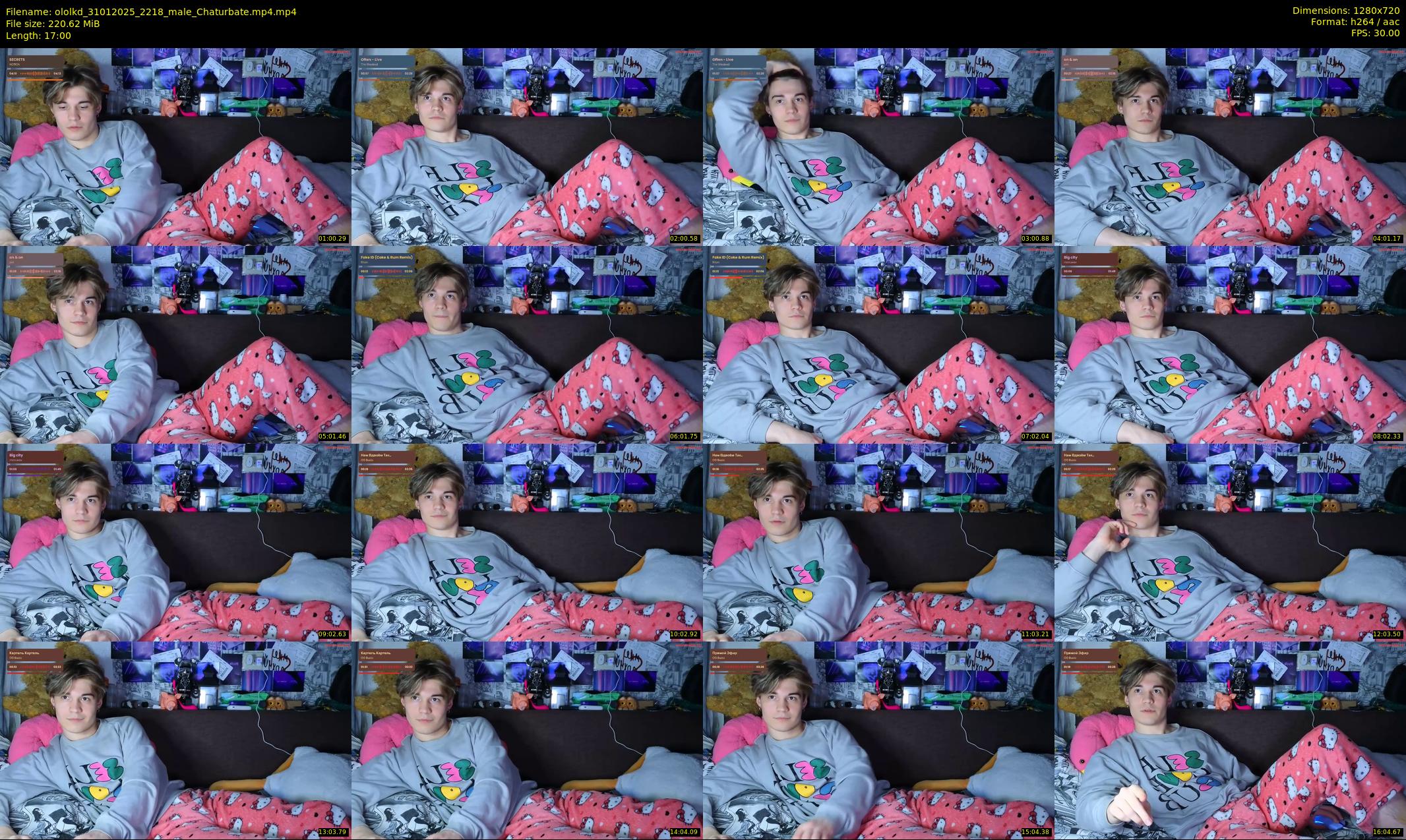 ololkd — 17 minute Chaturbate male cam show recording, 720p, Jan 31, 2025