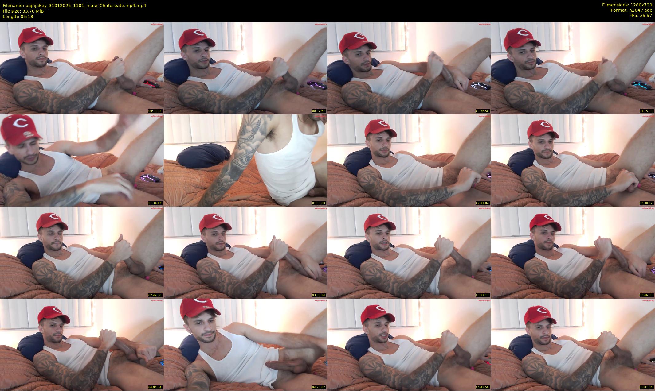 papijakey — 6 minute Chaturbate male cam show recording, 720p, Jan 31, 2025
