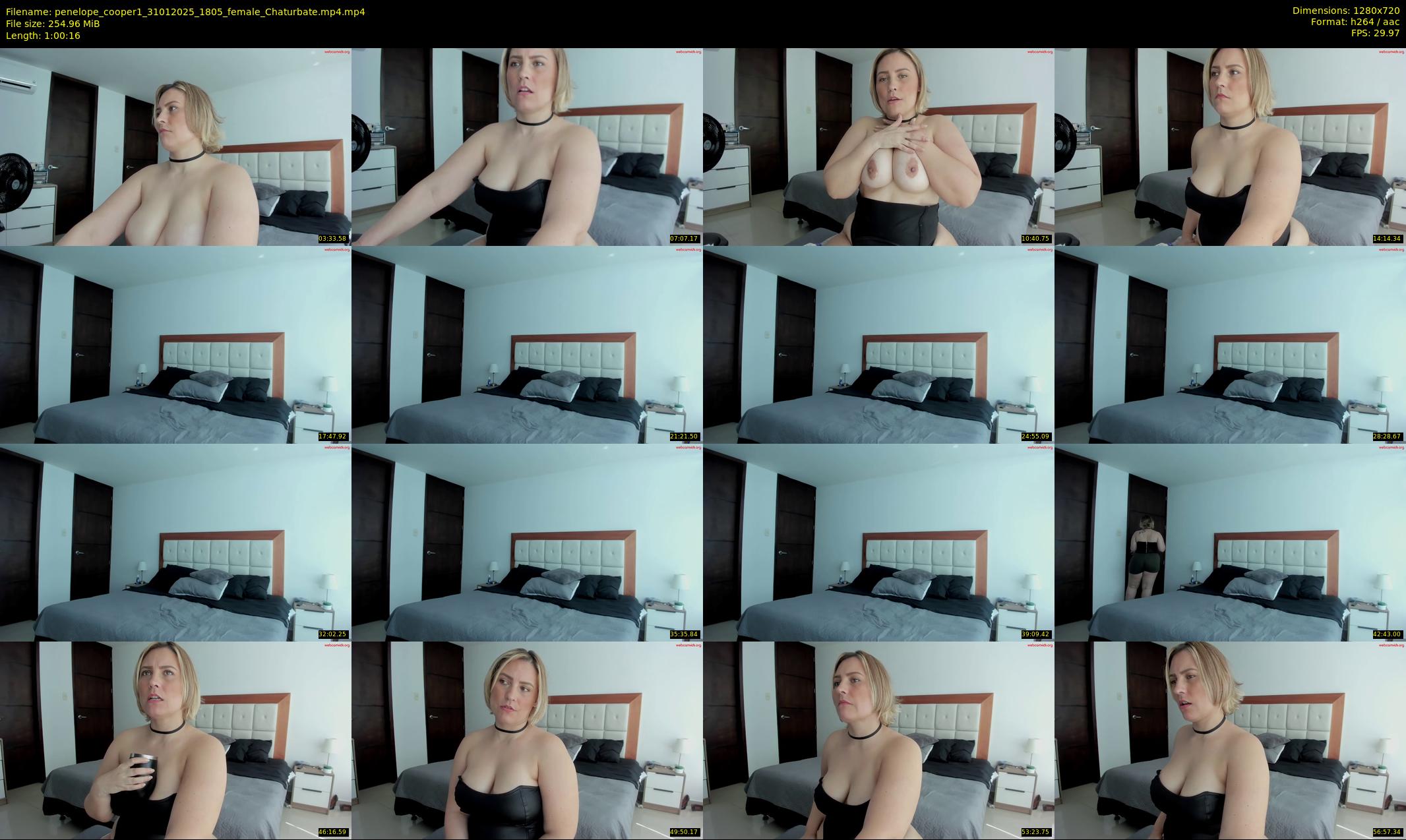 penelope_cooper1 — 61 minute Chaturbate female cam show recording, 720p, Jan 31, 2025