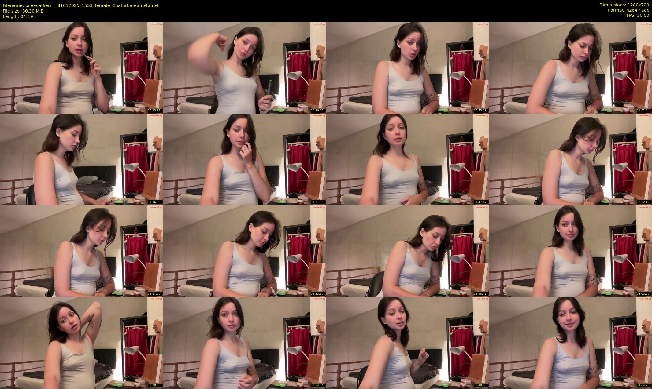 pileacadieri__ — 5 minute Chaturbate female cam show recording, 720p, Jan 31, 2025
