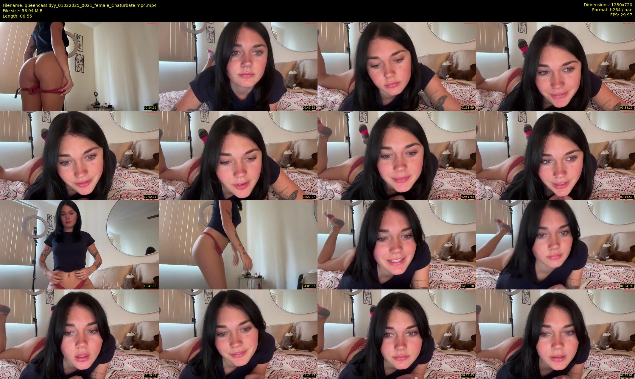 queencassidyy — 7 minute Chaturbate female cam show recording, 720p, Feb 1, 2025