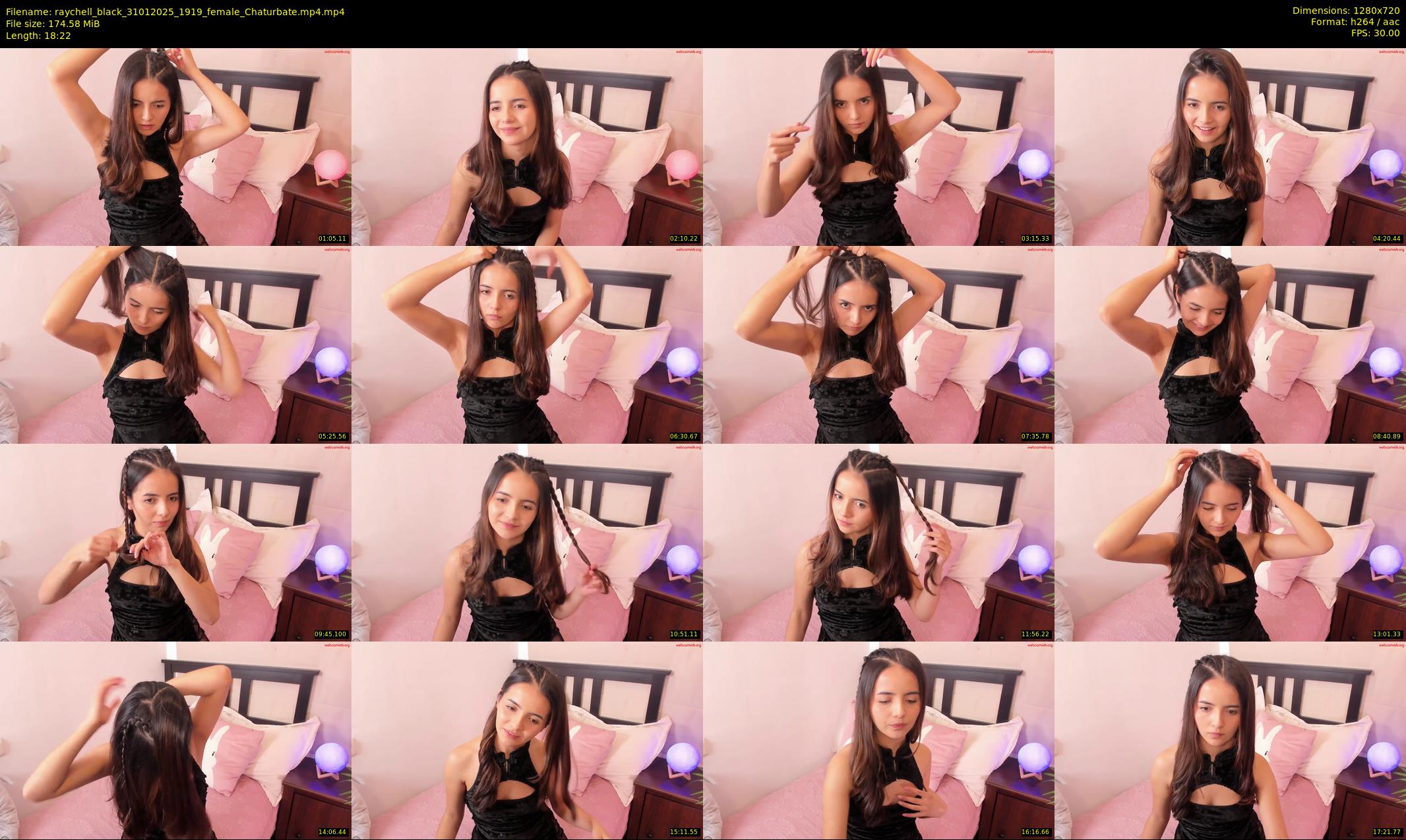 raychell_black — 19 minute Chaturbate female cam show recording, 720p, Jan 31, 2025