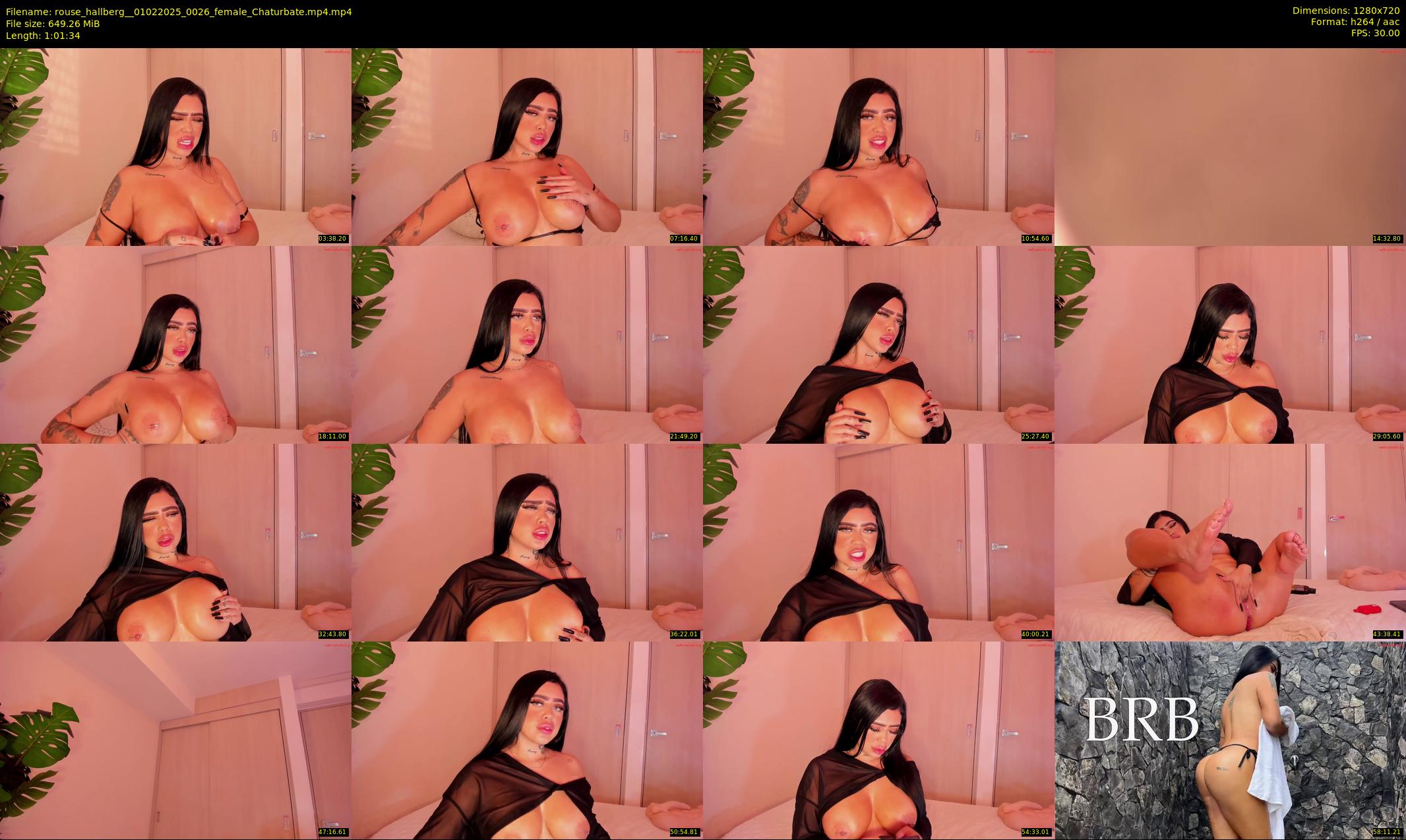 rouse_hallberg_ — 62 minute Chaturbate female cam show recording, 720p, Feb 1, 2025