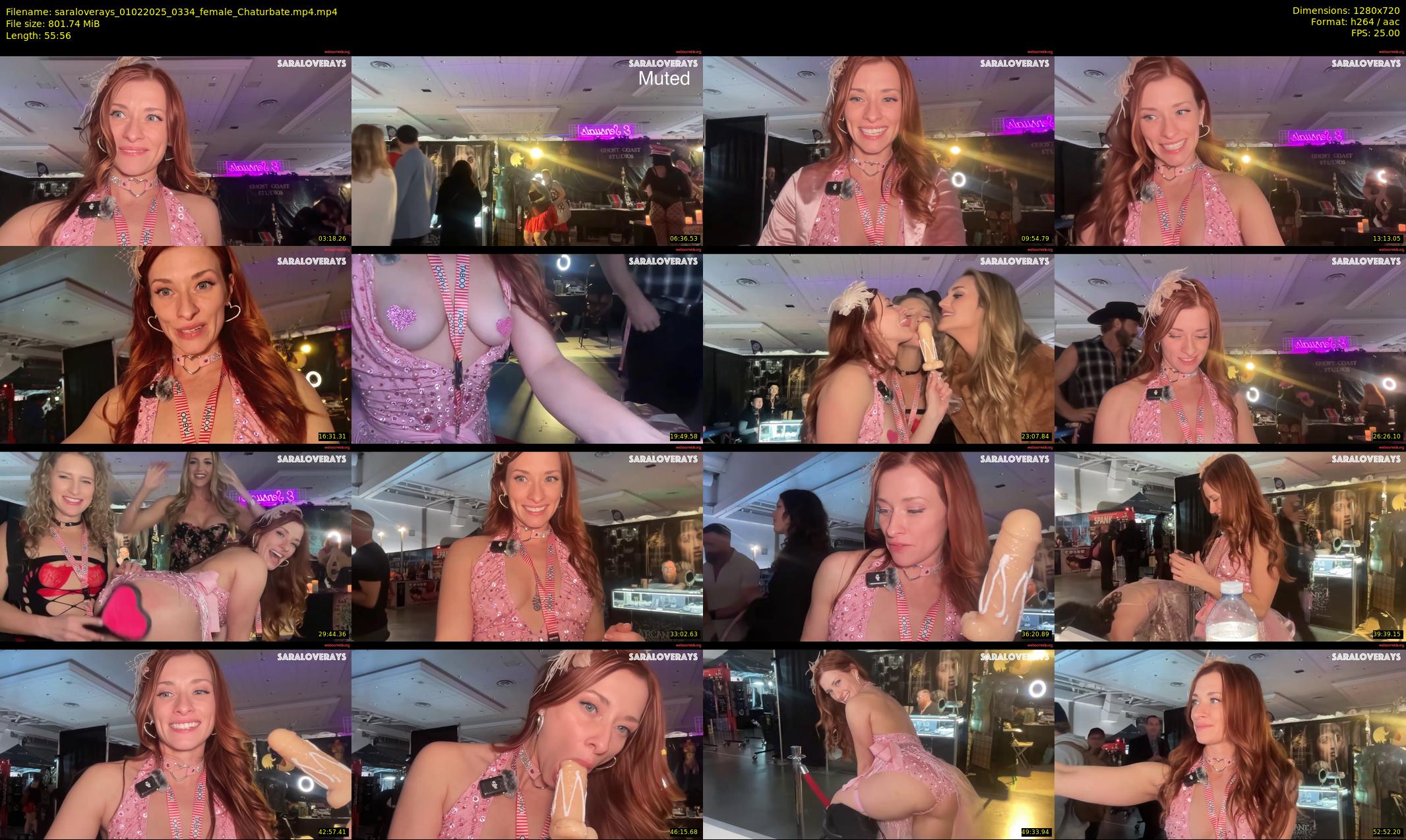saraloverays — 56 minute Chaturbate female cam show recording, 720p, Feb 1, 2025
