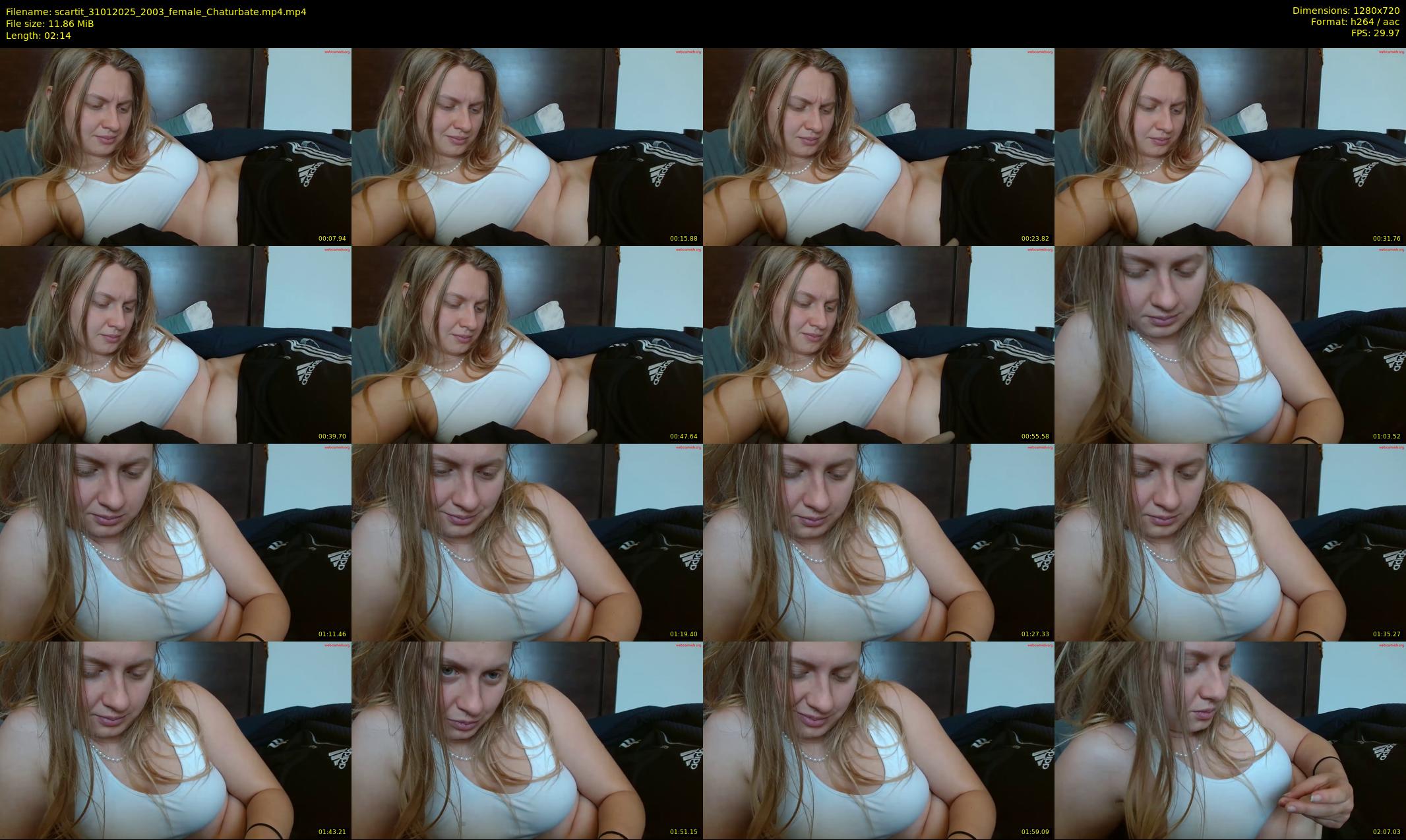 scartit — 3 minute Chaturbate female cam show recording, 720p, Jan 31, 2025