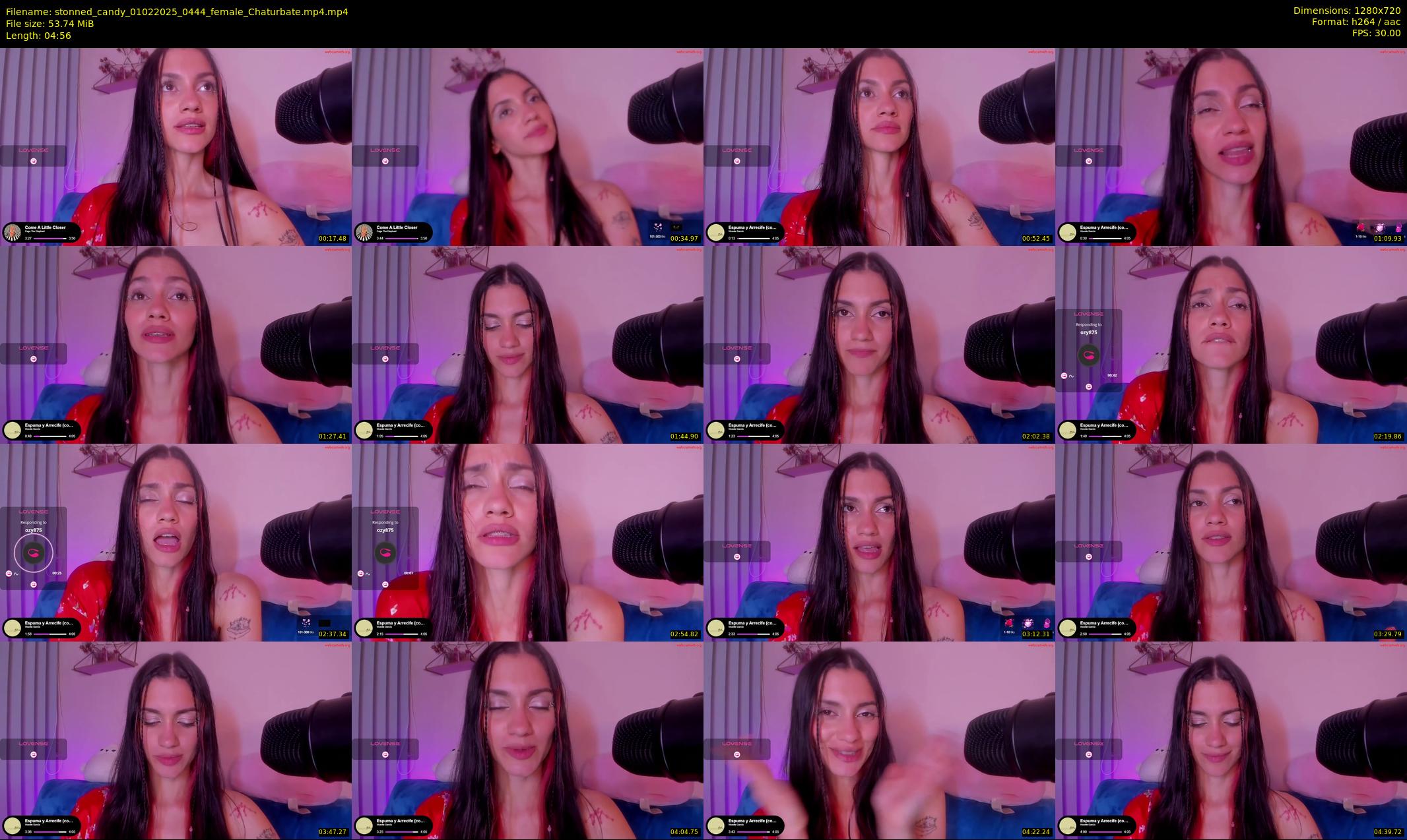 stonned_candy — 5 minute Chaturbate female cam show recording, 720p, Feb 1, 2025