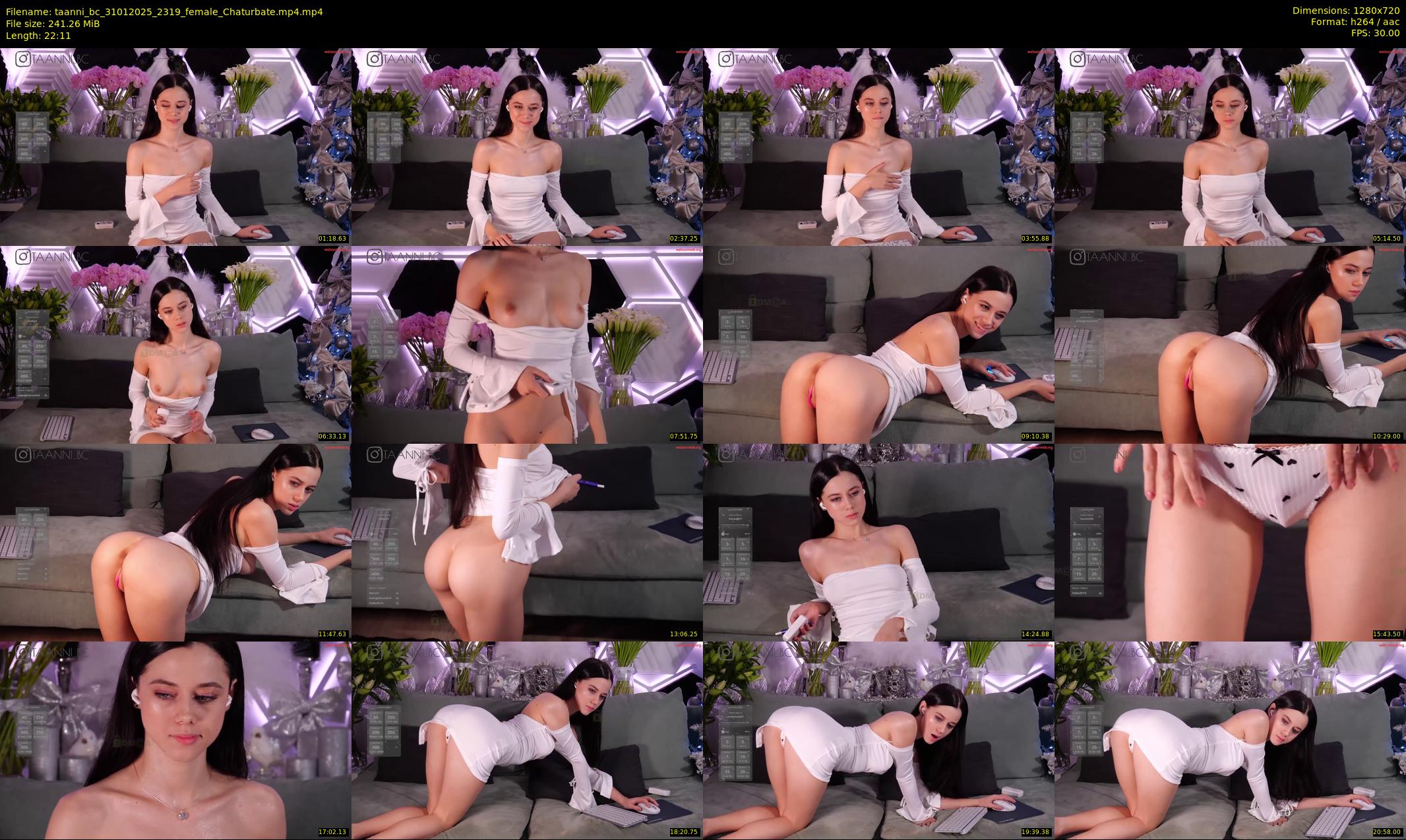 taanni_bc — 23 minute Chaturbate female cam show recording, 720p, Jan 31, 2025