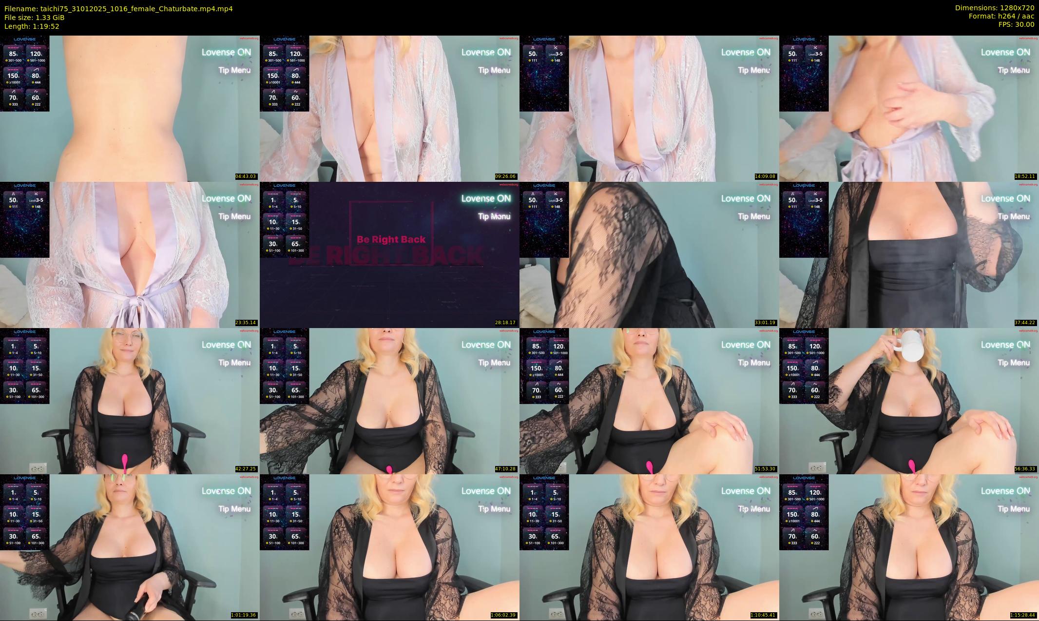 taichi75 — 80 minute Chaturbate female cam show recording, 720p, Jan 31, 2025