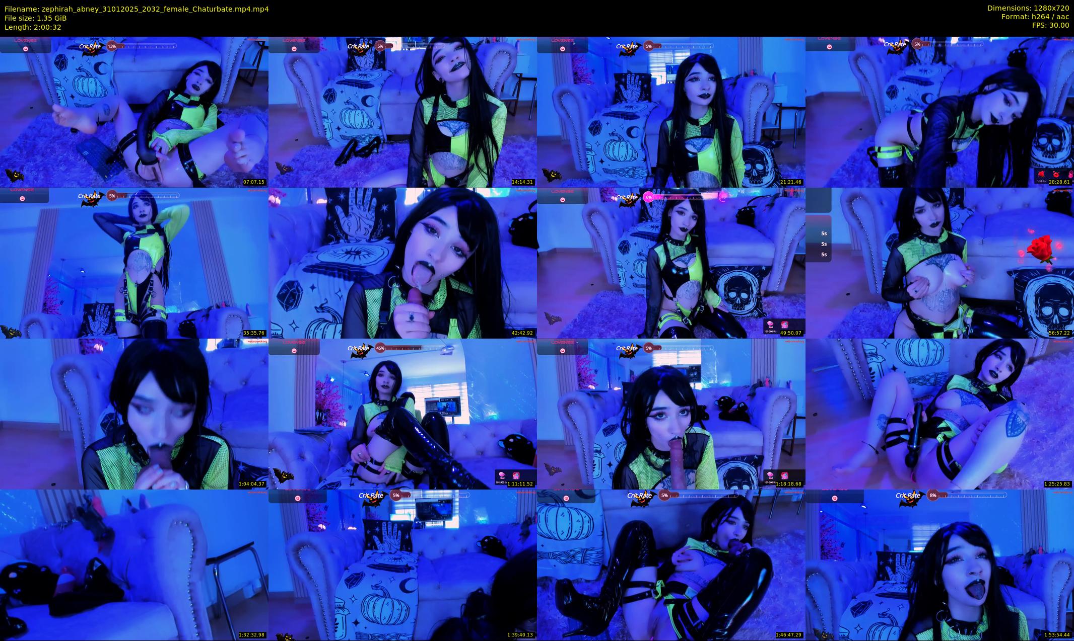 zephirah_abney — 121 minute Chaturbate female cam show recording, 720p, Jan 31, 2025