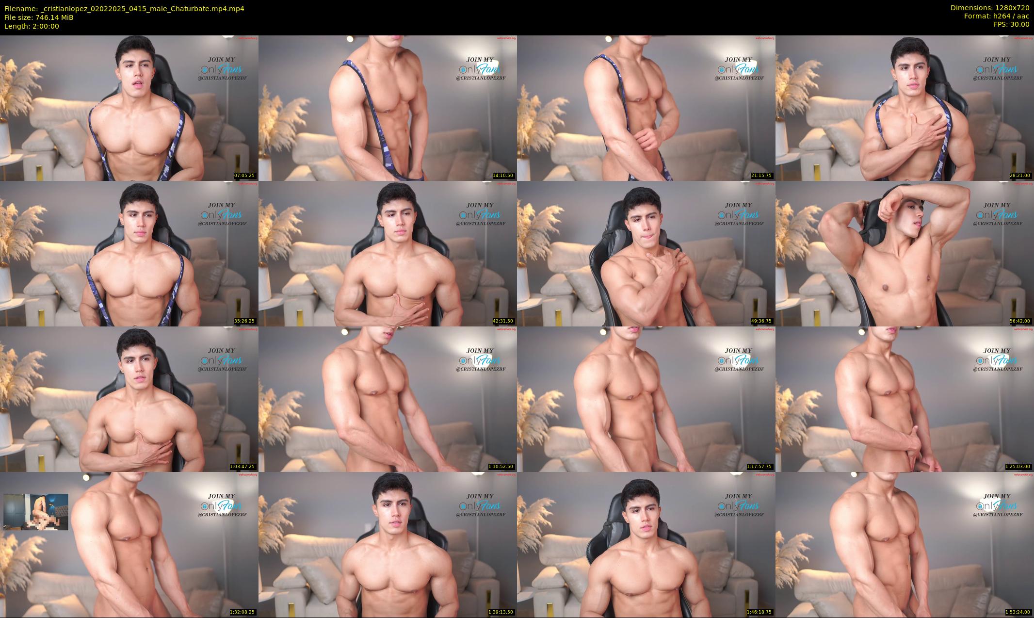 _cristianlopez — 120 minute Chaturbate male cam show recording, 720p, Feb 2, 2025