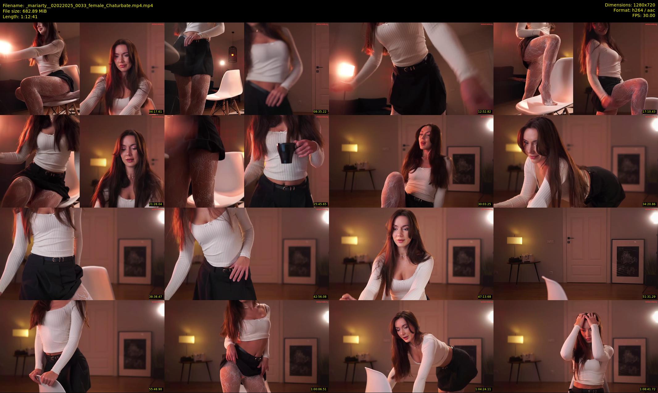 _mariarty_ — 73 minute Chaturbate female cam show recording, 720p, Feb 2, 2025
