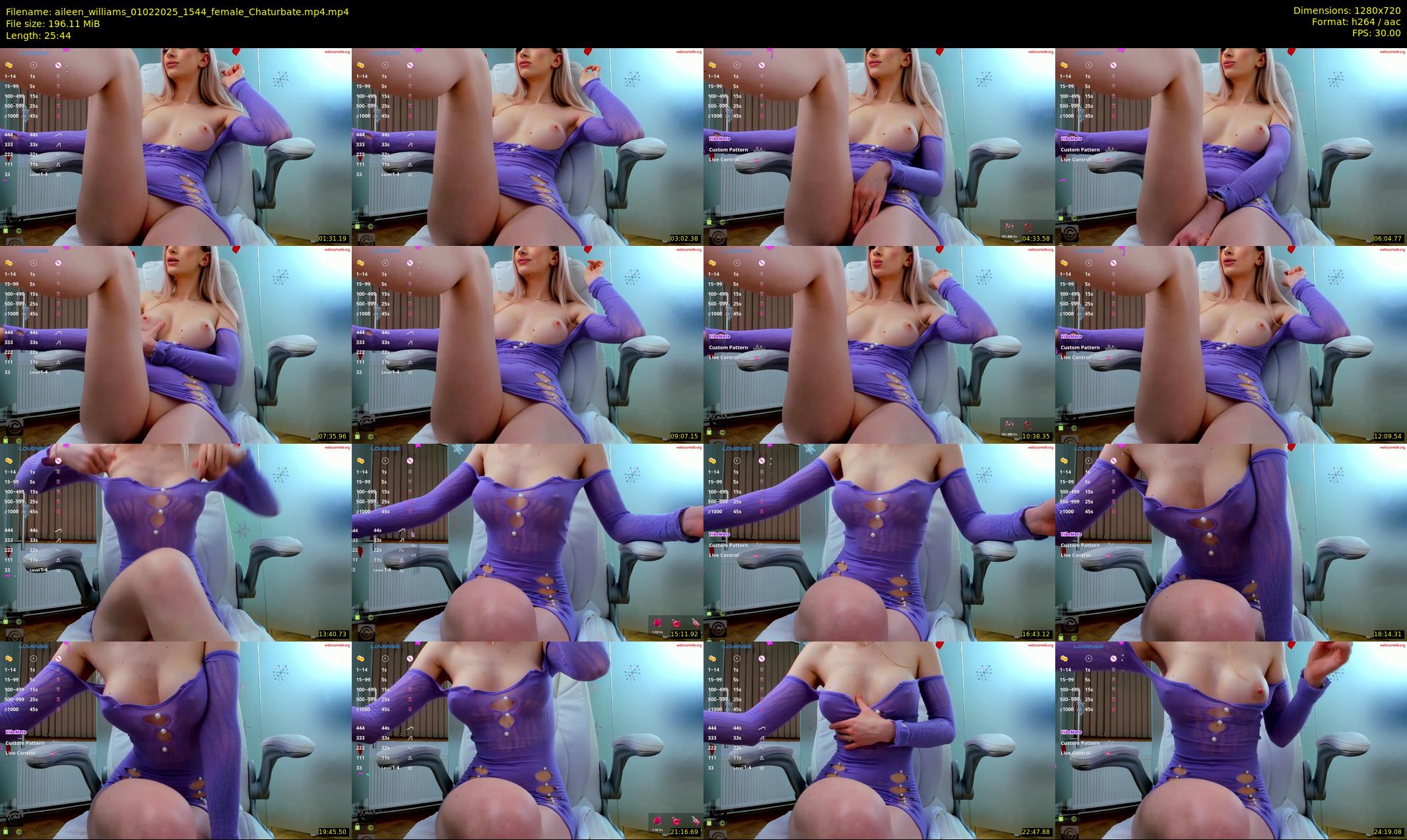 aileen_williams — 26 minute Chaturbate female cam show recording, 720p, Feb 1, 2025