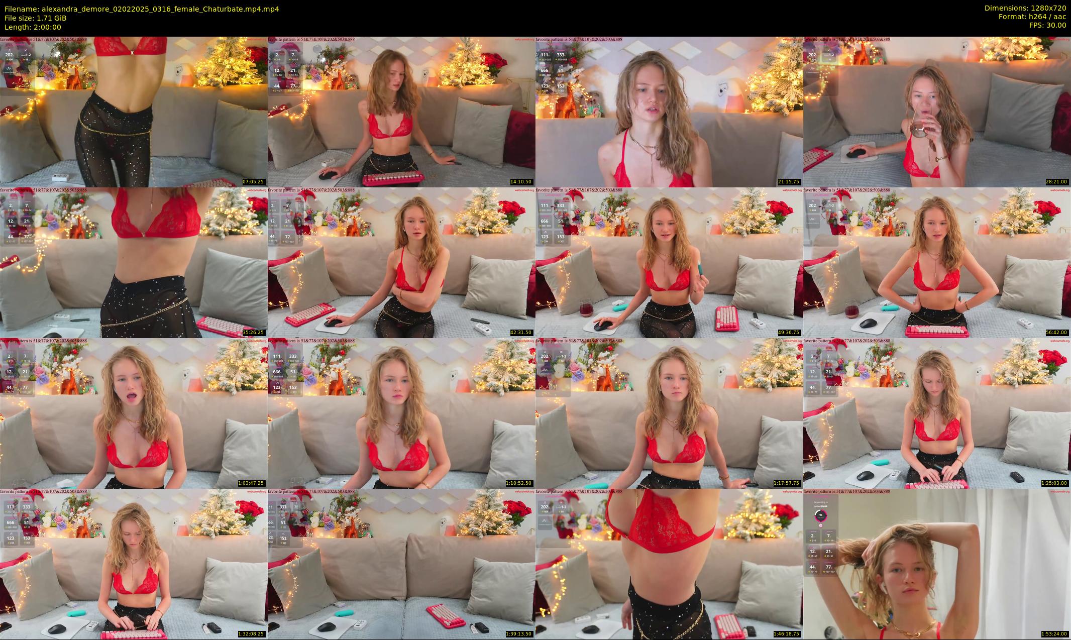 alexandra_demore — 120 minute Chaturbate female cam show recording, 720p, Feb 2, 2025