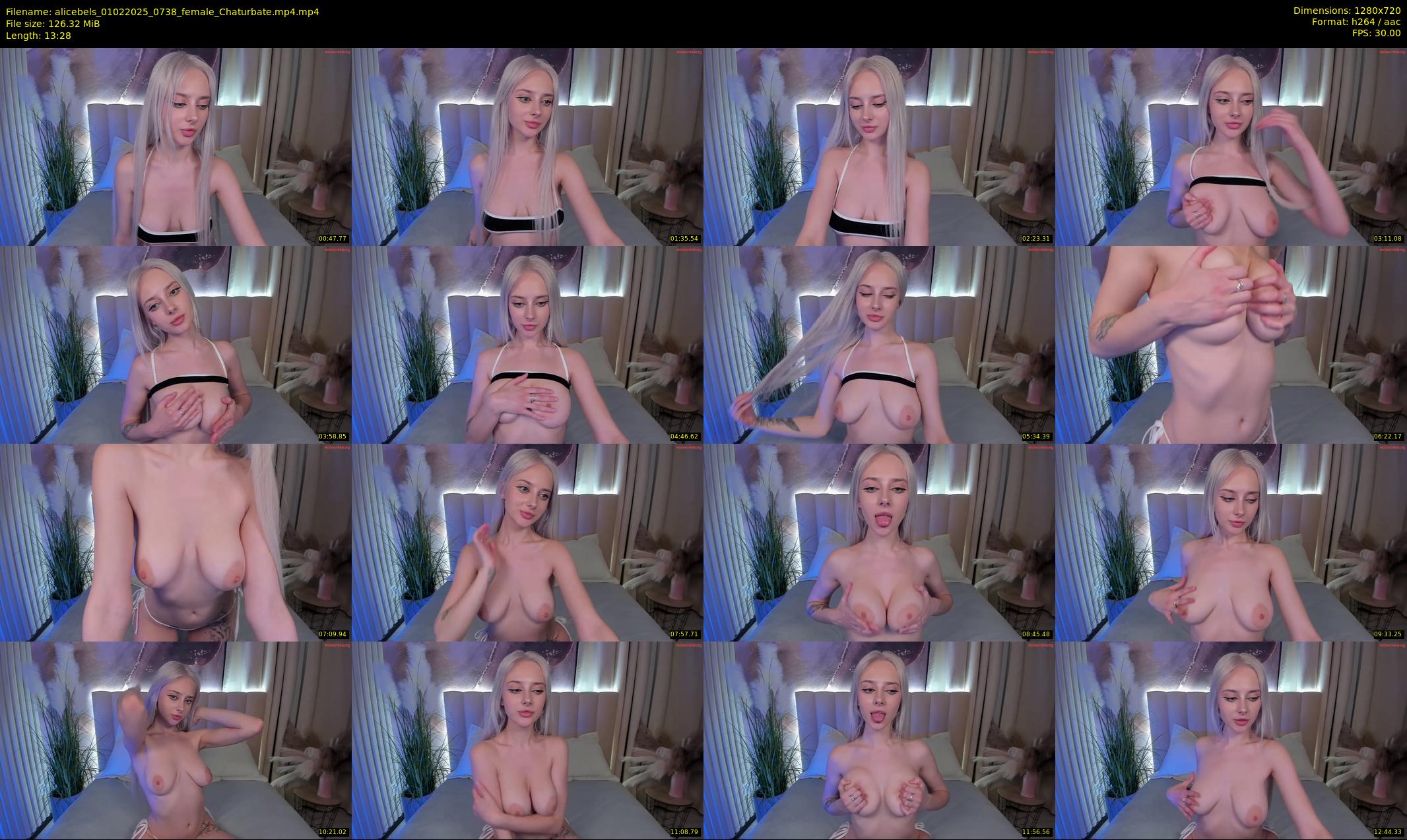 alicebels — 14 minute Chaturbate female cam show recording, 720p, Feb 1, 2025