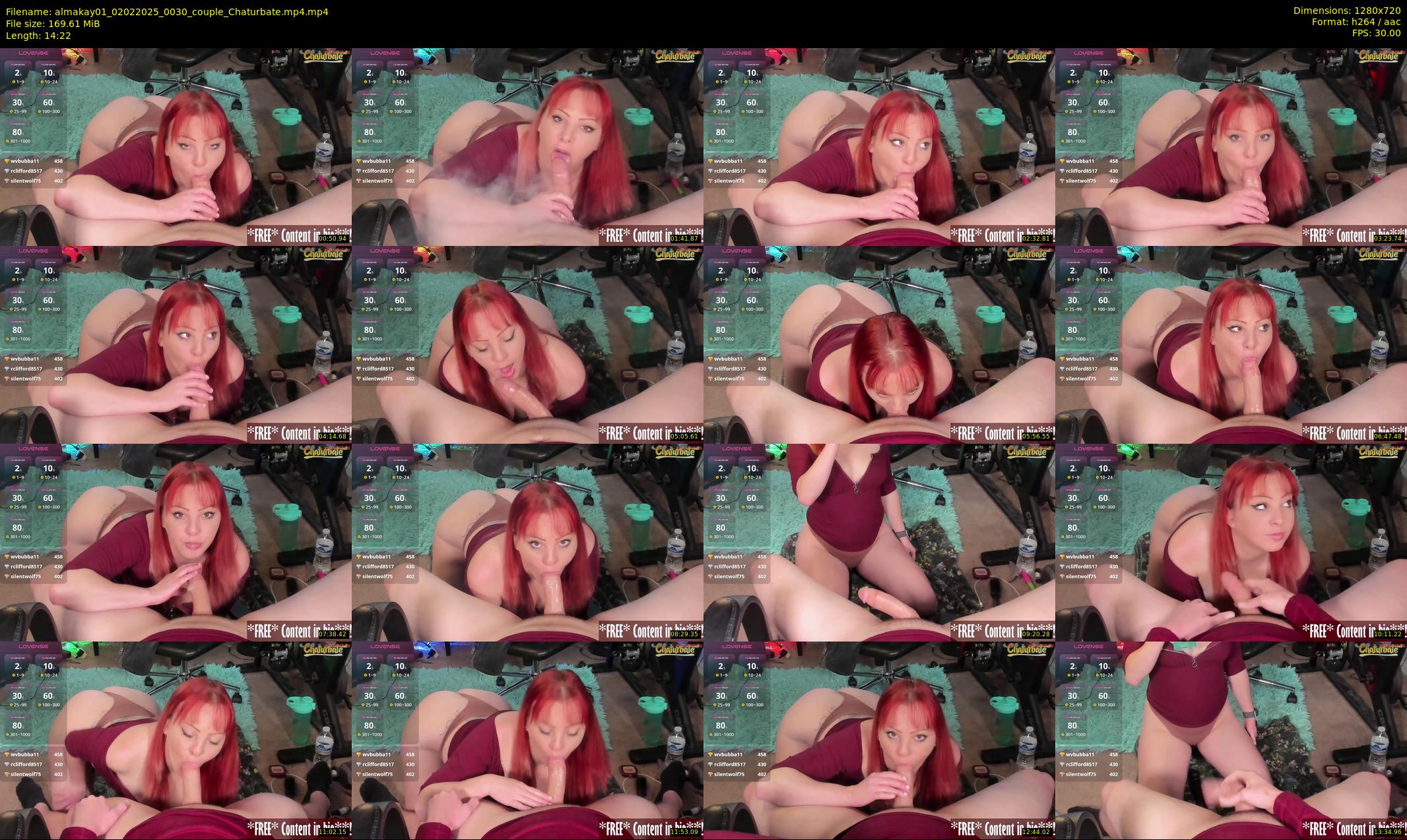 almakay01 — 15 minute Chaturbate couple cam show recording, 720p, Feb 2, 2025