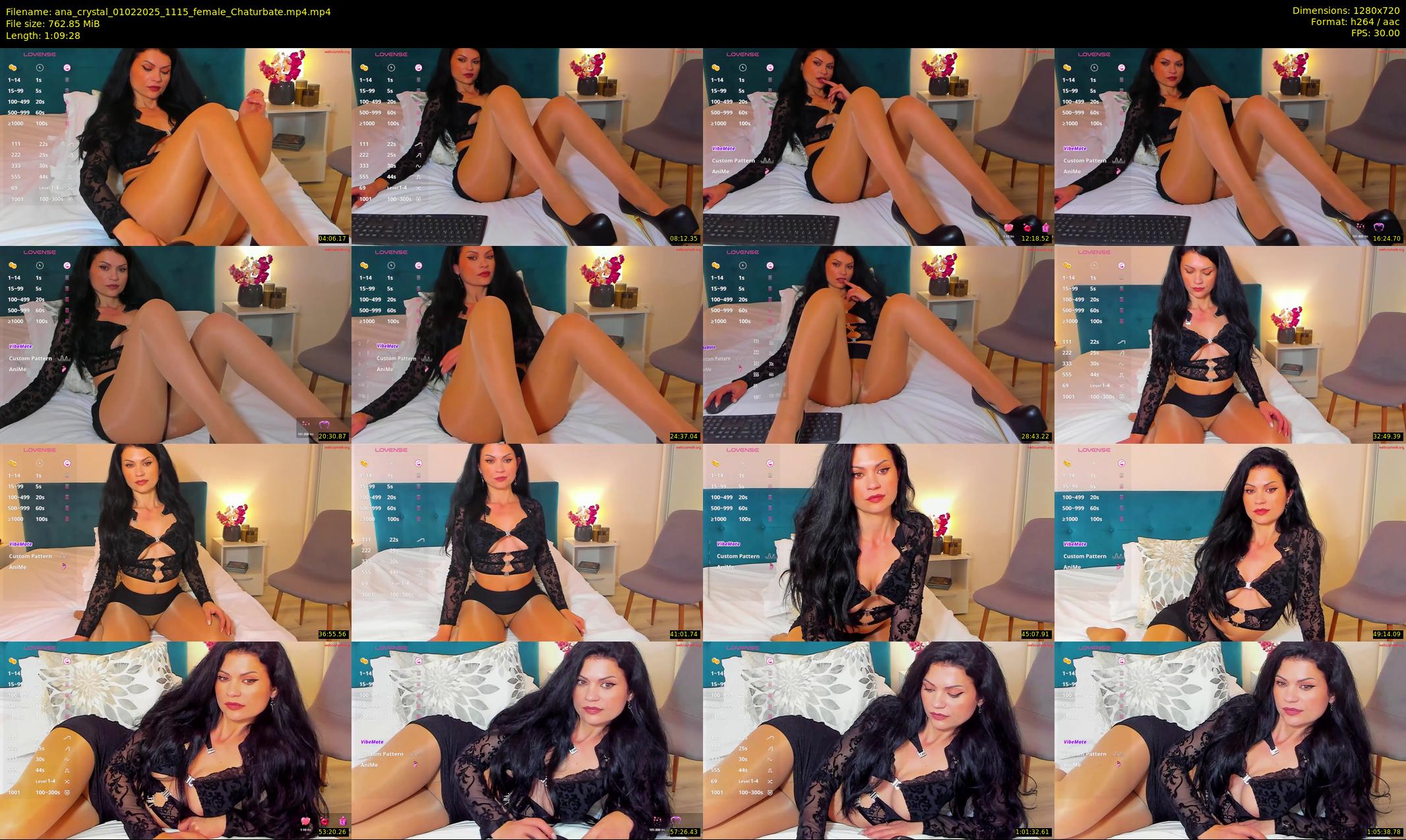 ana_crystal — 70 minute Chaturbate female cam show recording, 720p, Feb 1, 2025