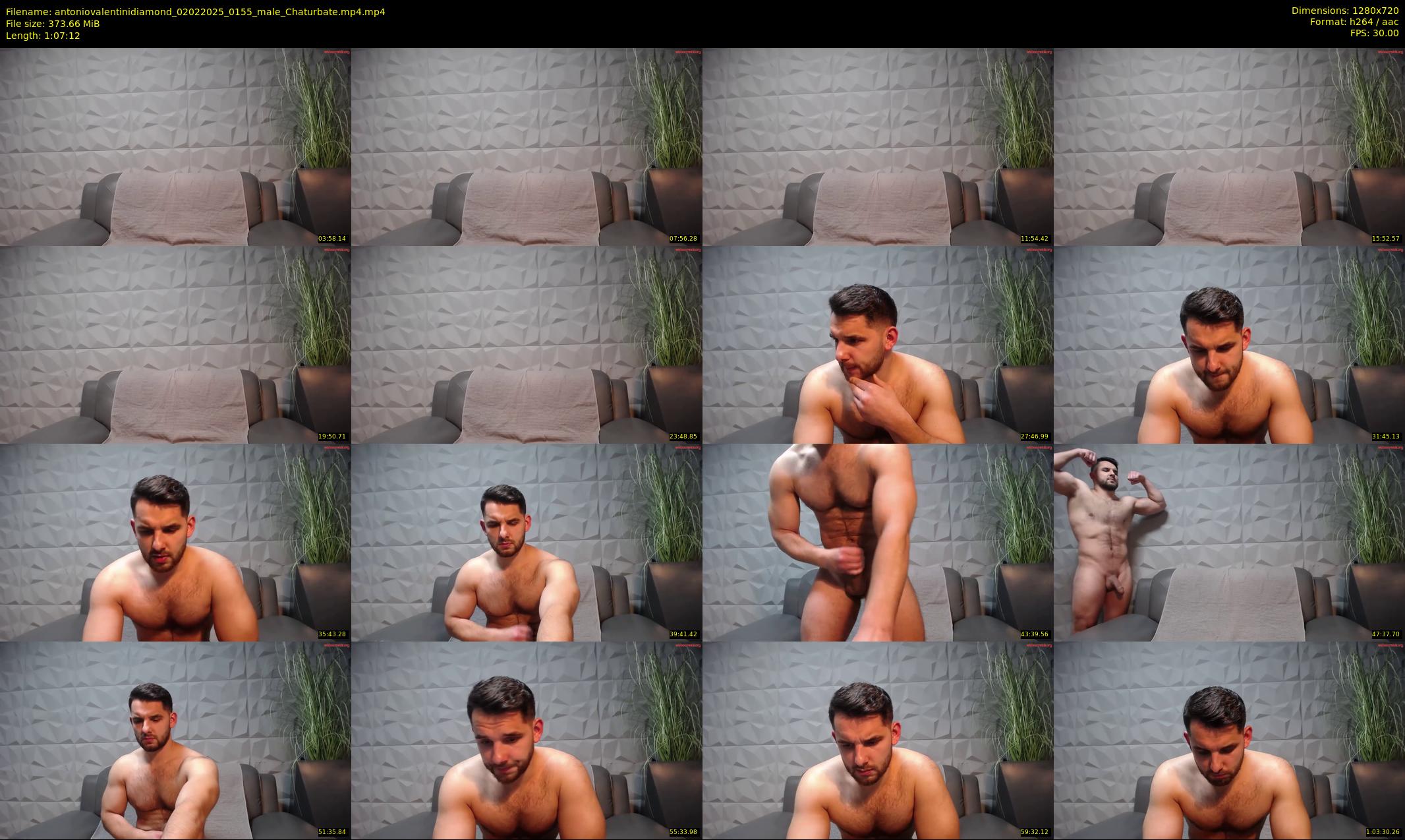 antoniovalentinidiamond — 68 minute Chaturbate male cam show recording, 720p, Feb 2, 2025