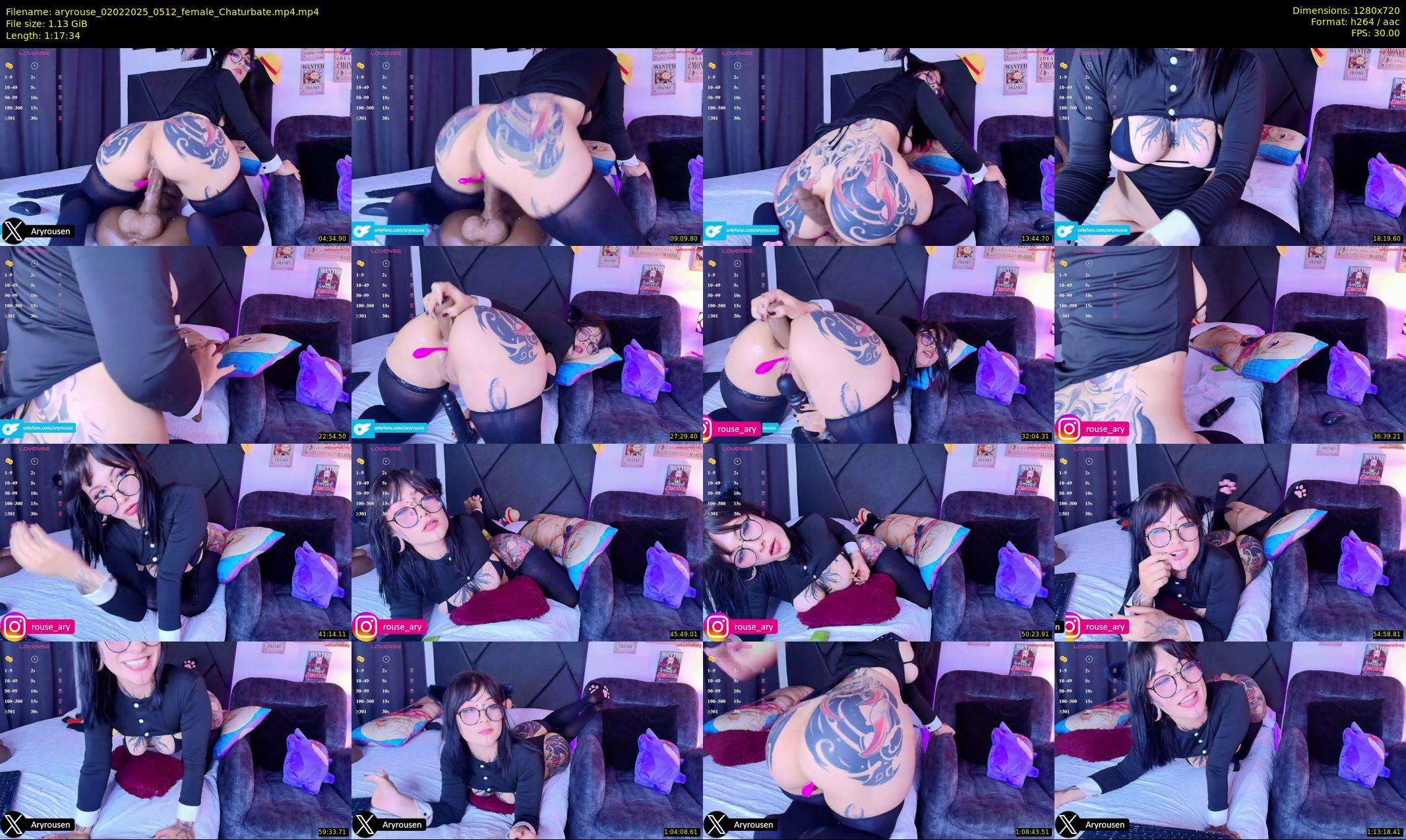 aryrouse — 78 minute Chaturbate female cam show recording, 720p, Feb 2, 2025