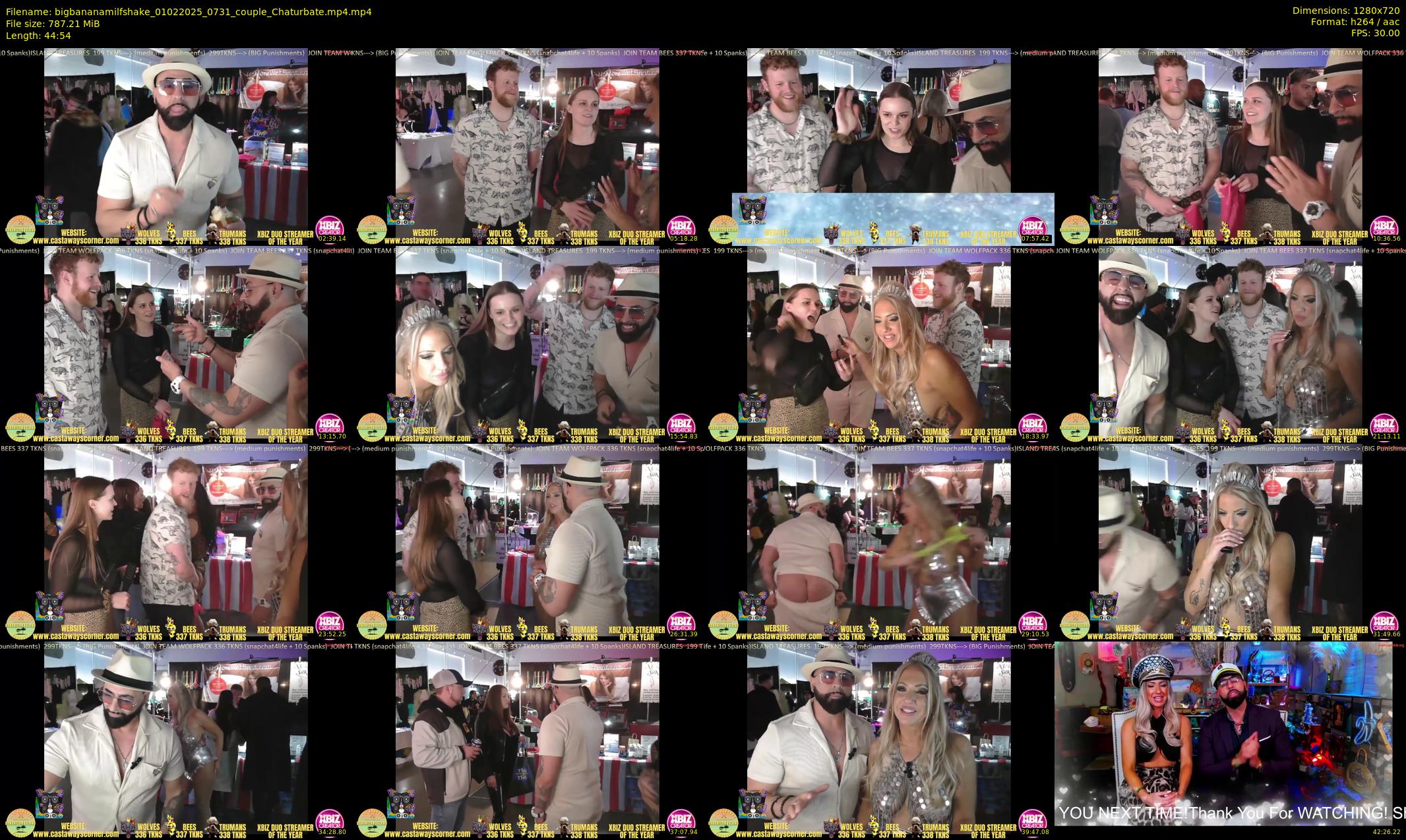bigbananamilfshake — 45 minute Chaturbate couple cam show recording, 720p, Feb 1, 2025