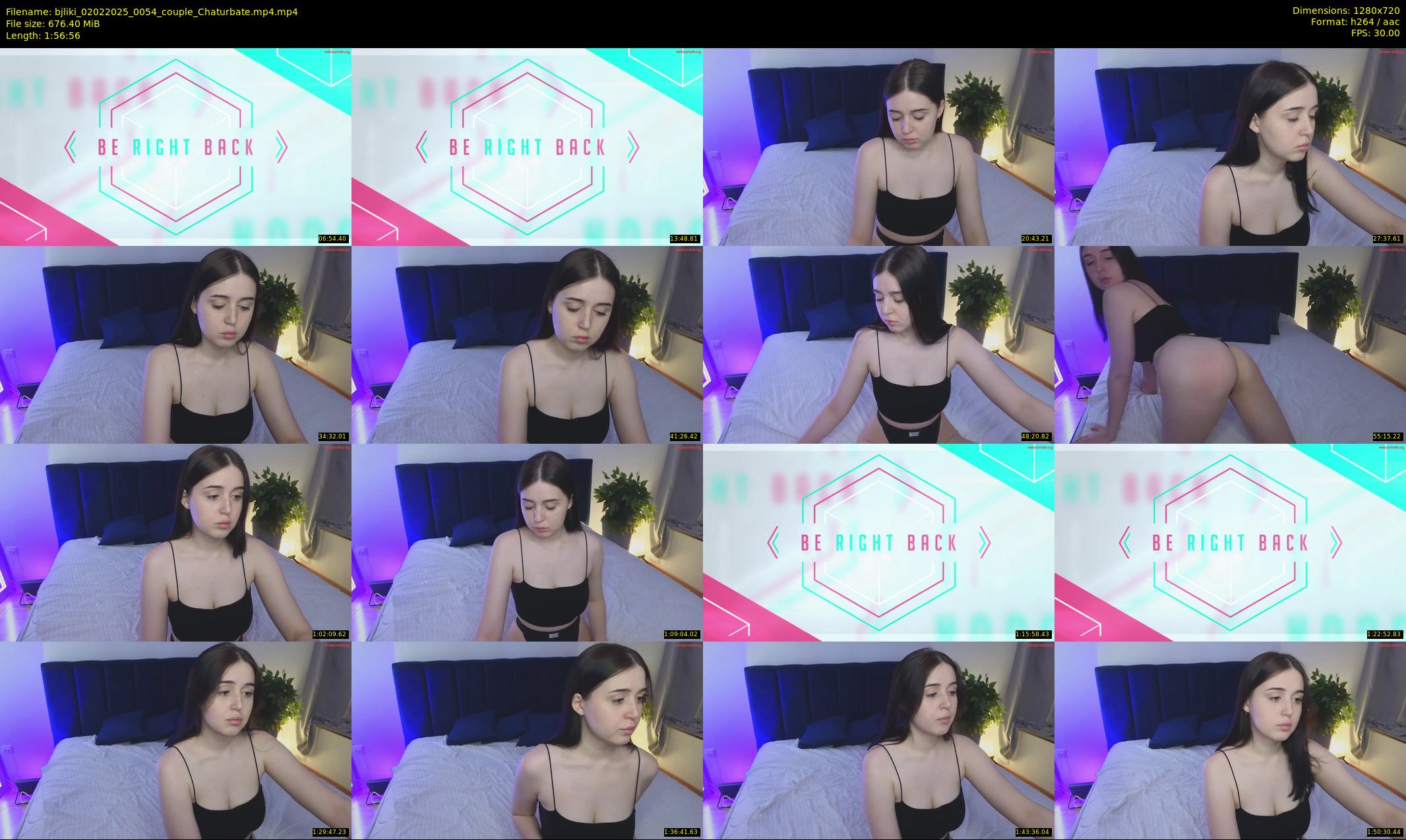 bjliki — 117 minute Chaturbate couple cam show recording, 720p, Feb 2, 2025