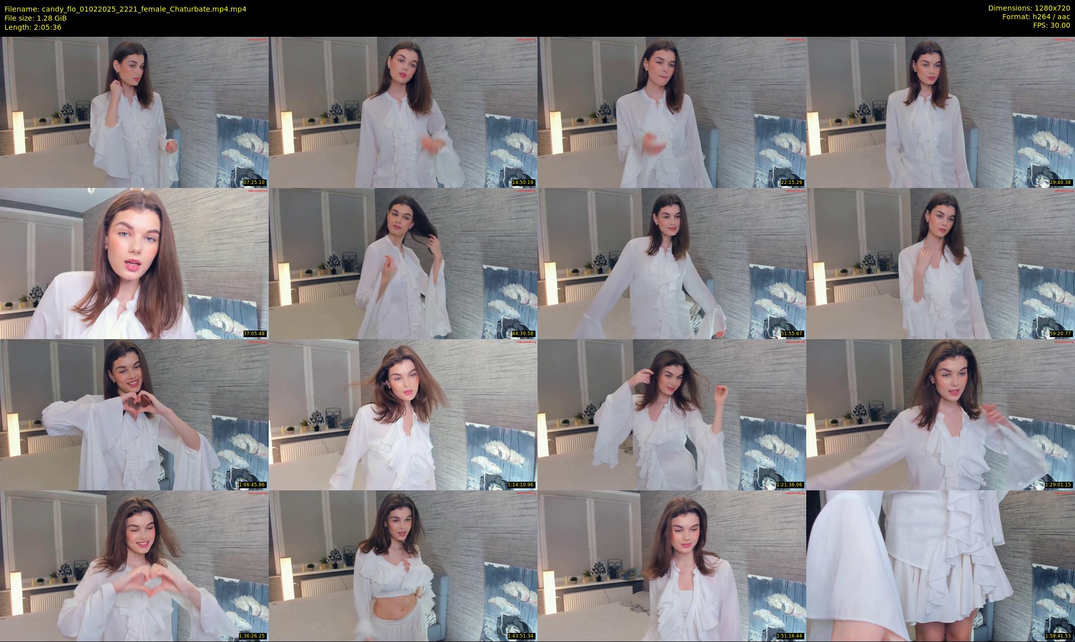 candy_flo — 126 minute Chaturbate female cam show recording, 720p, Feb 1, 2025