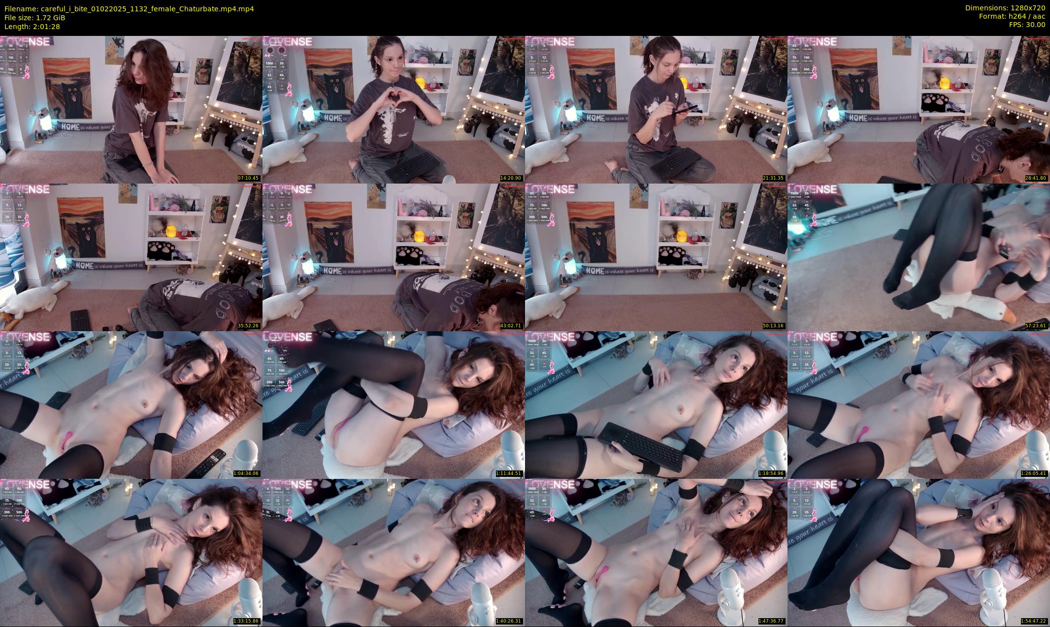 careful_i_bite — 122 minute Chaturbate female cam show recording, 720p, Feb 1, 2025