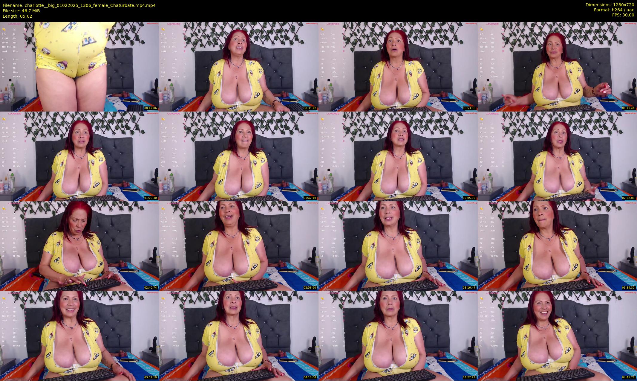charlotte__big — 6 minute Chaturbate female cam show recording, 720p, Feb 1, 2025