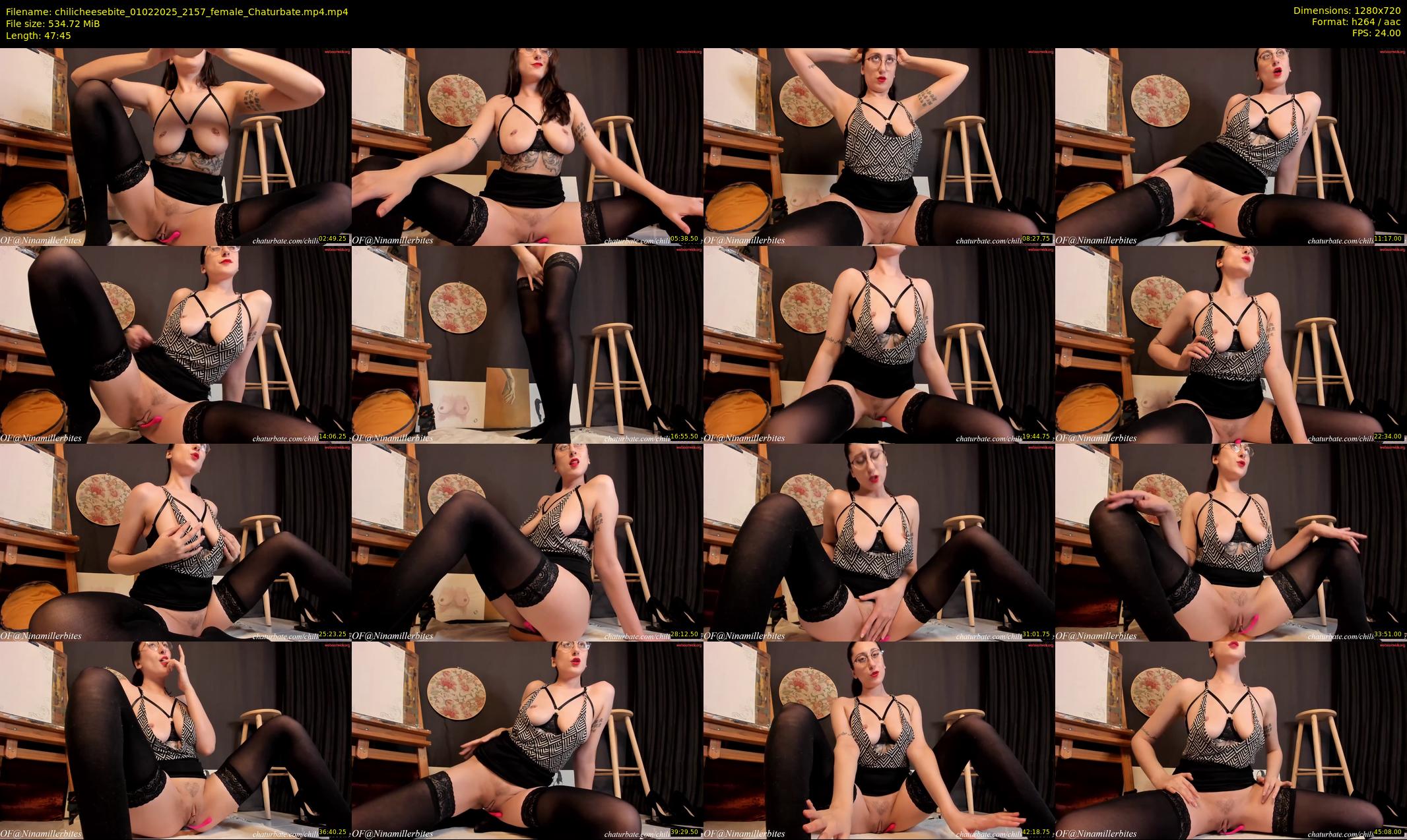 chilicheesebite — 48 minute Chaturbate female cam show recording, 720p, Feb 1, 2025