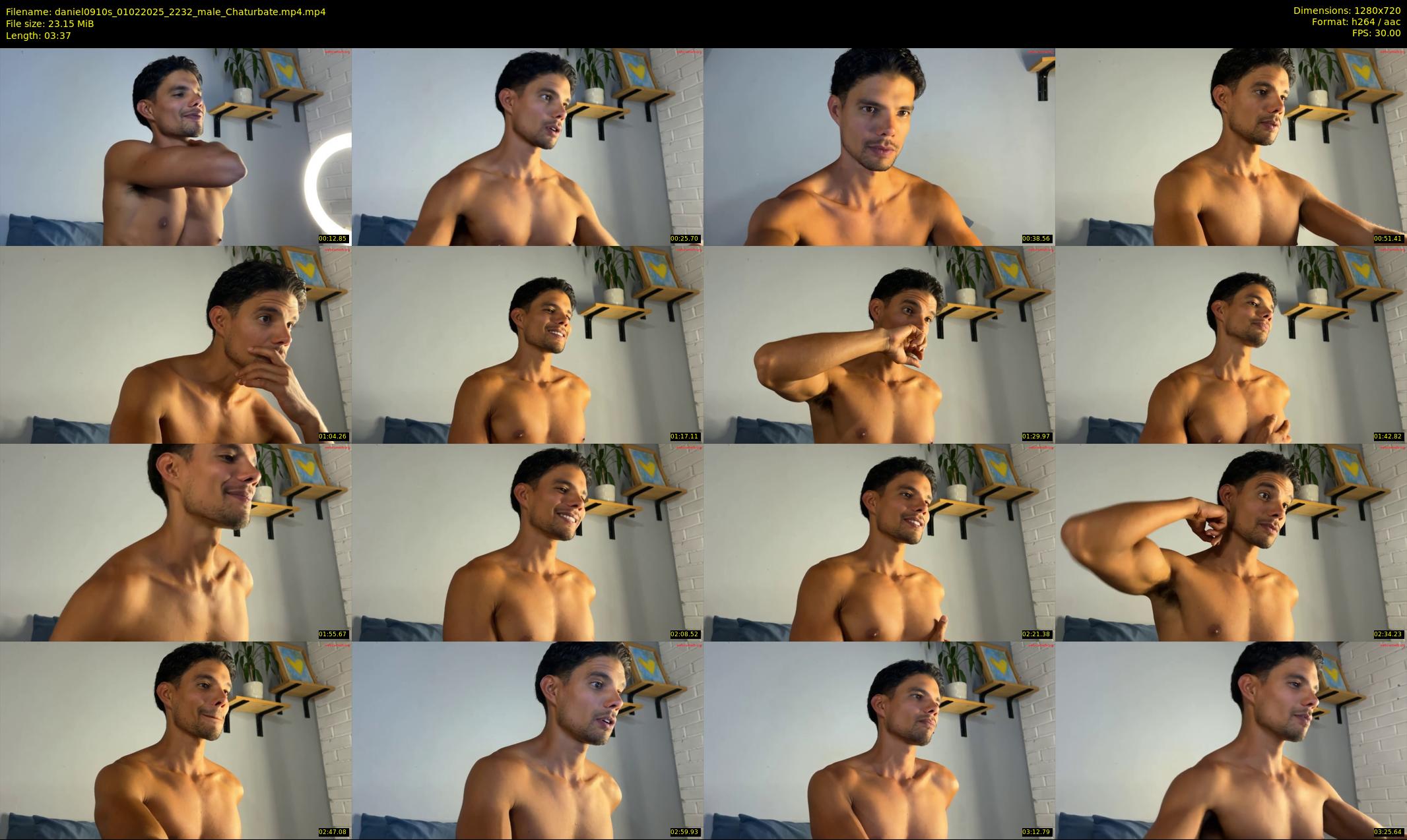 daniel0910s — 4 minute Chaturbate male cam show recording, 720p, Feb 1, 2025