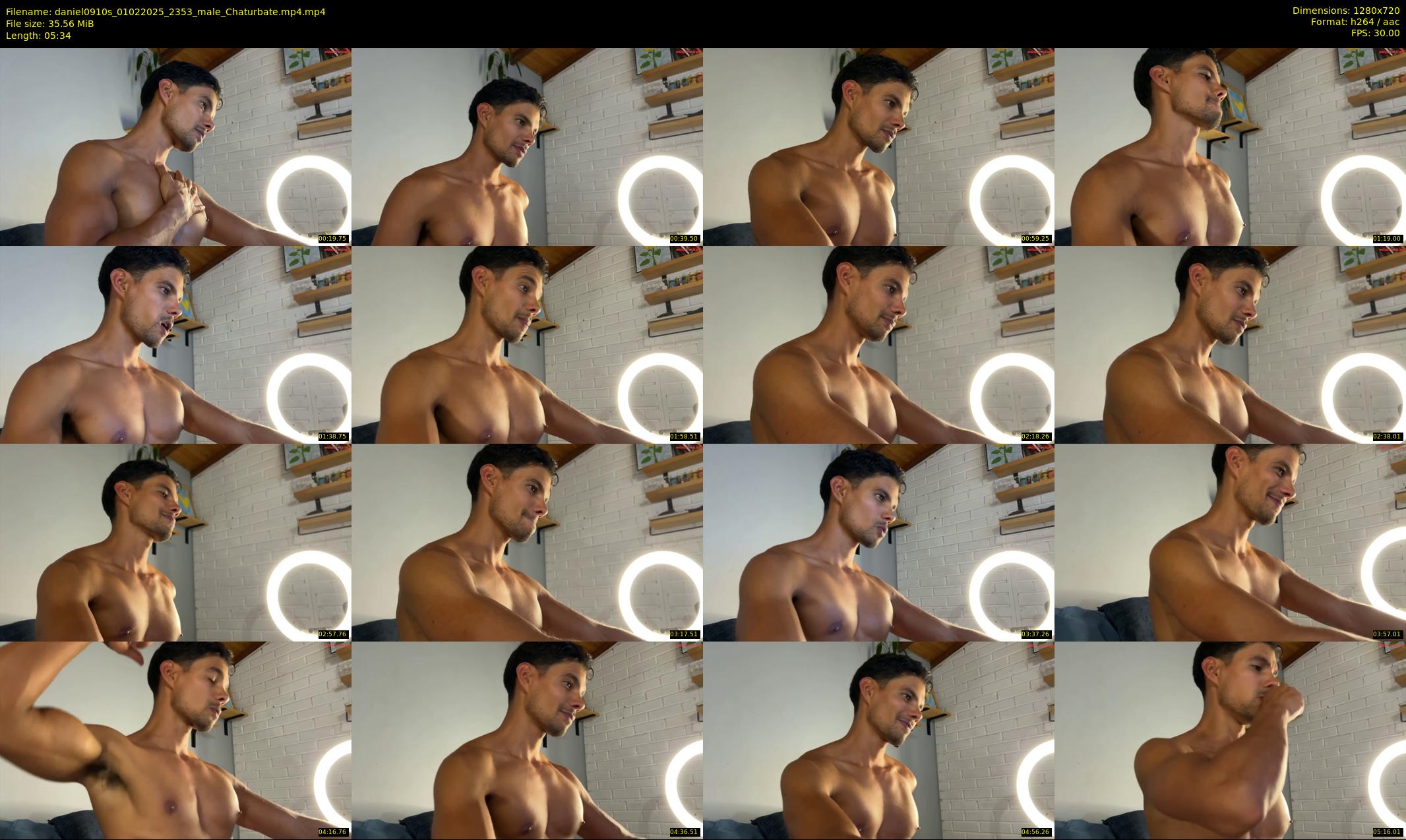 daniel0910s — 6 minute Chaturbate male cam show recording, 720p, Feb 1, 2025