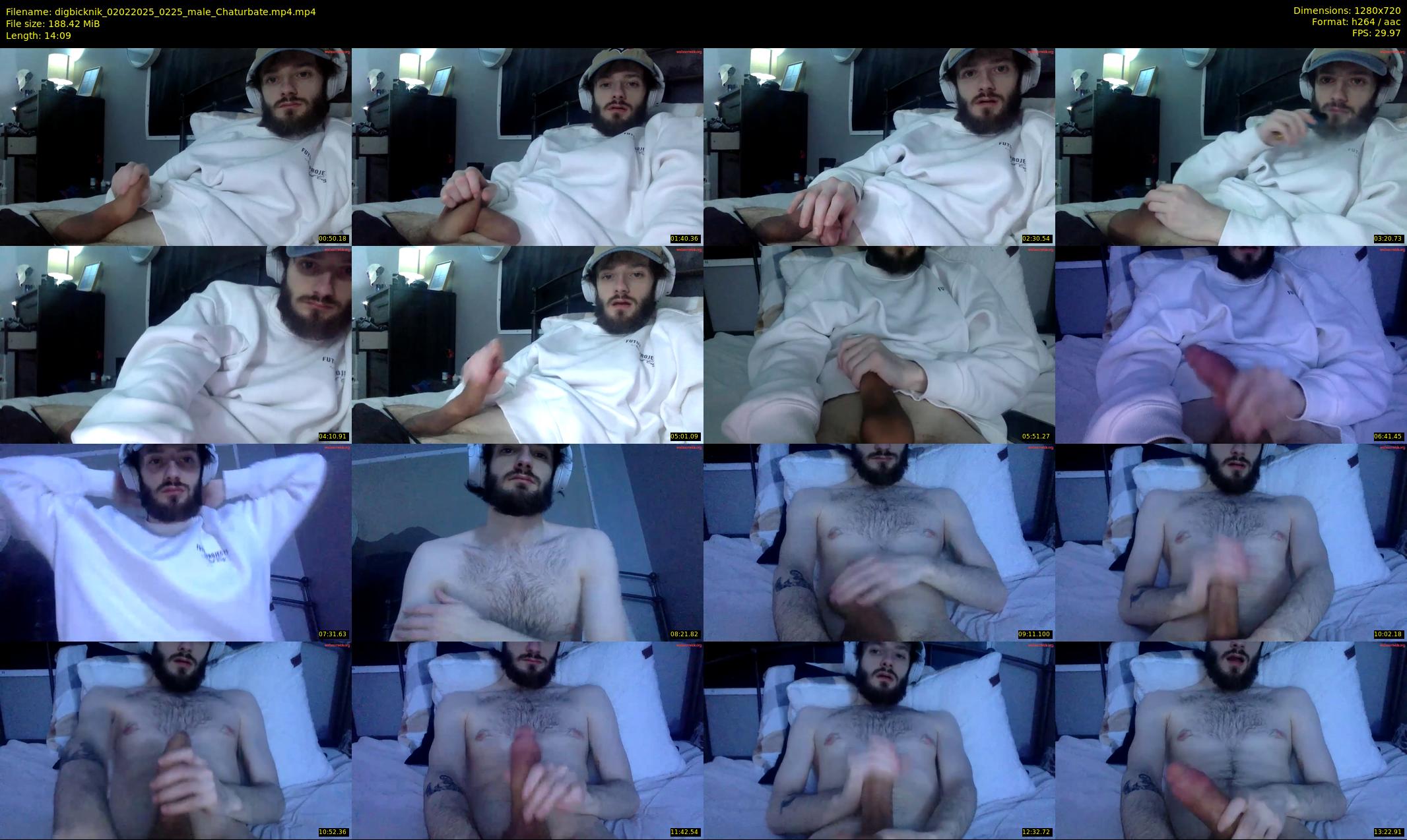 digbicknik — 15 minute Chaturbate male cam show recording, 720p, Feb 2, 2025