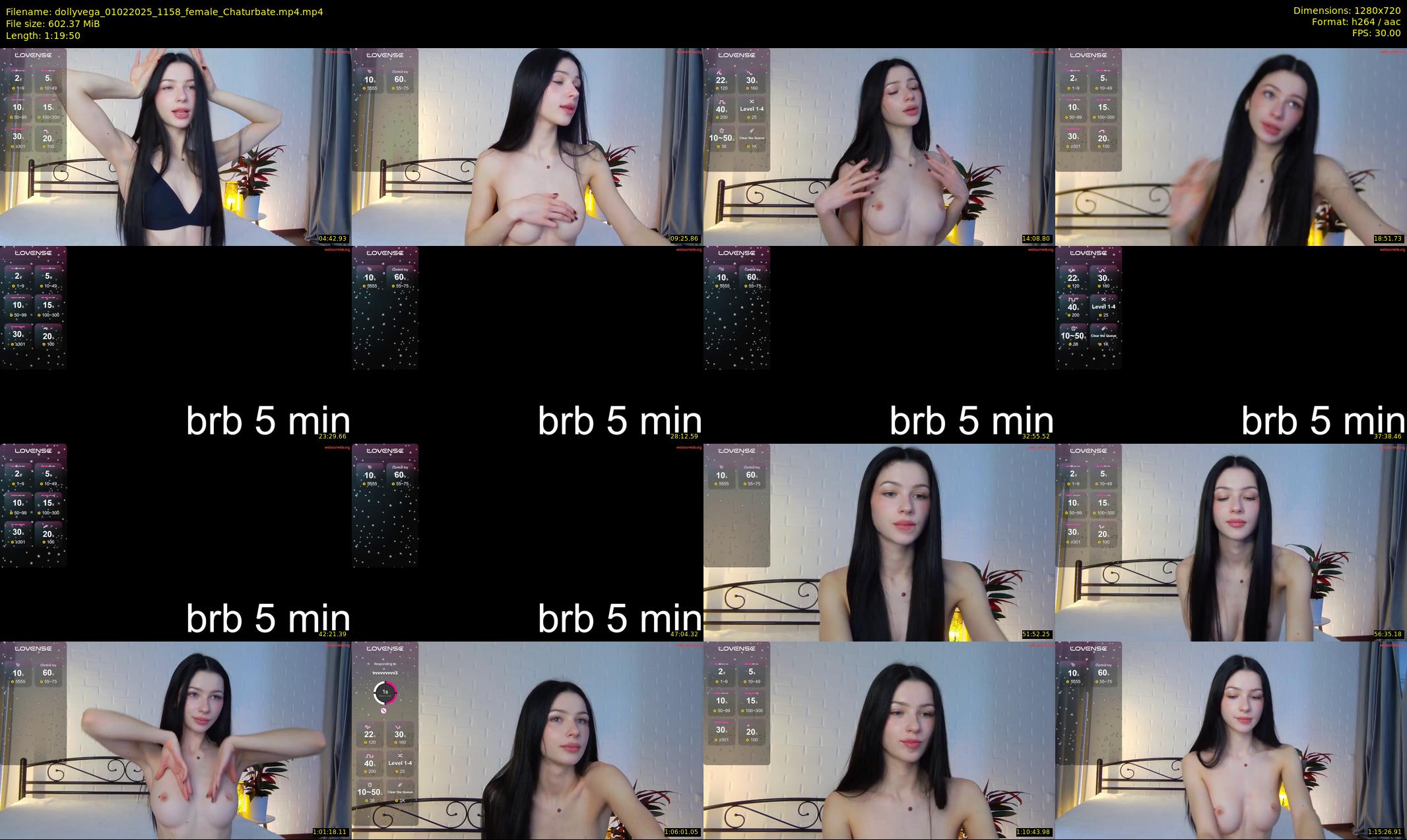 dollyvega — 80 minute Chaturbate female cam show recording, 720p, Feb 1, 2025