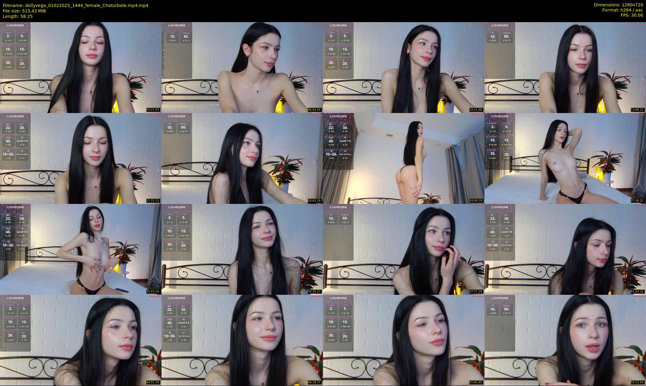 dollyvega — 59 minute Chaturbate female cam show recording, 720p, Feb 1, 2025