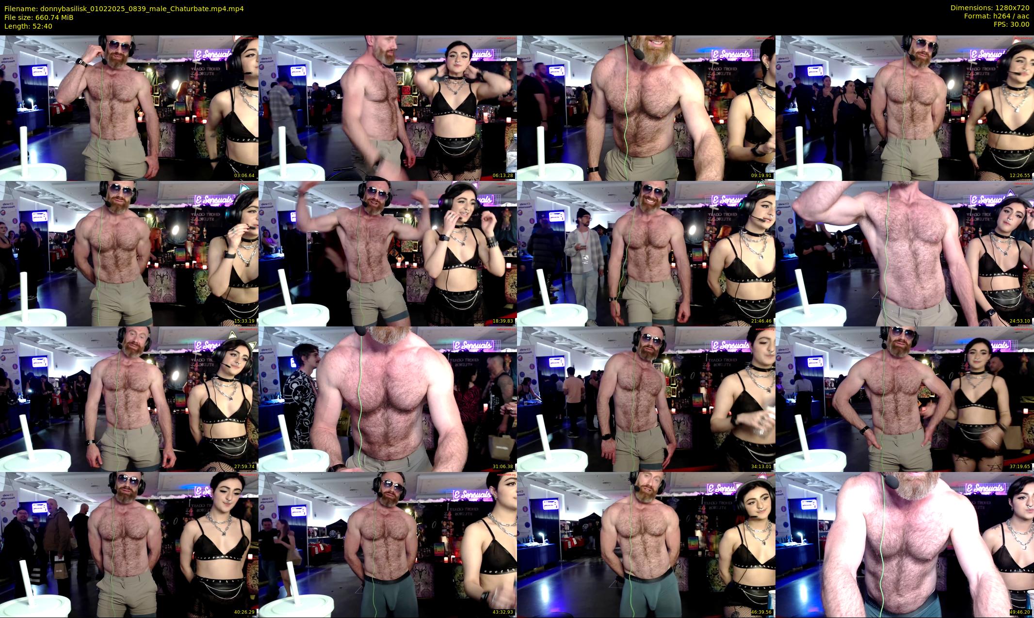 donnybasilisk — 53 minute Chaturbate male cam show recording, 720p, Feb 1, 2025