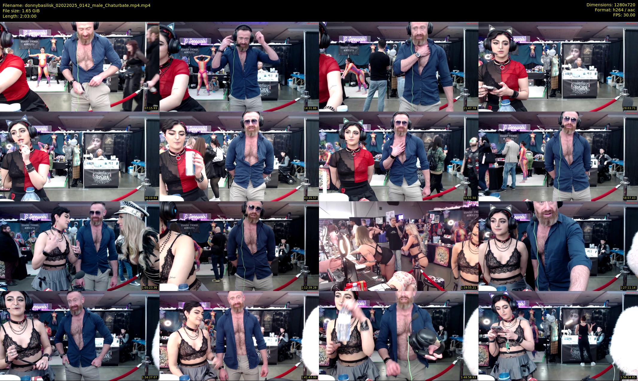donnybasilisk — 123 minute Chaturbate male cam show recording, 720p, Feb 2, 2025