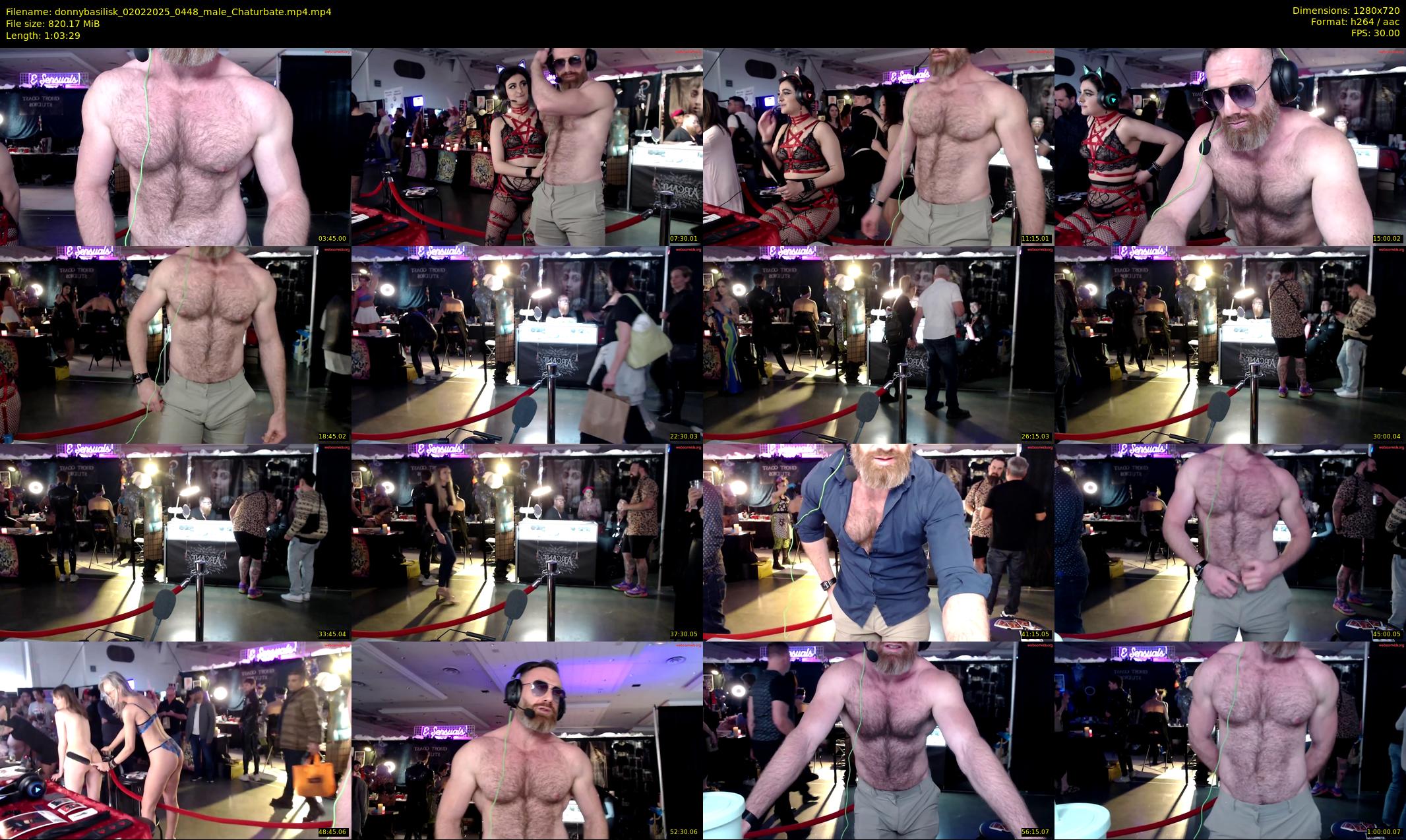 donnybasilisk — 64 minute Chaturbate male cam show recording, 720p, Feb 2, 2025