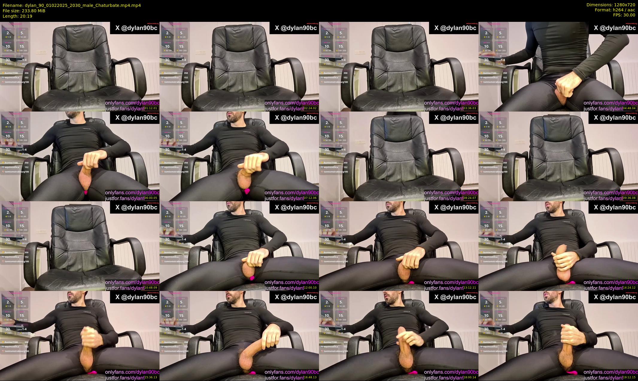 dylan_90 — 21 minute Chaturbate male cam show recording, 720p, Feb 1, 2025