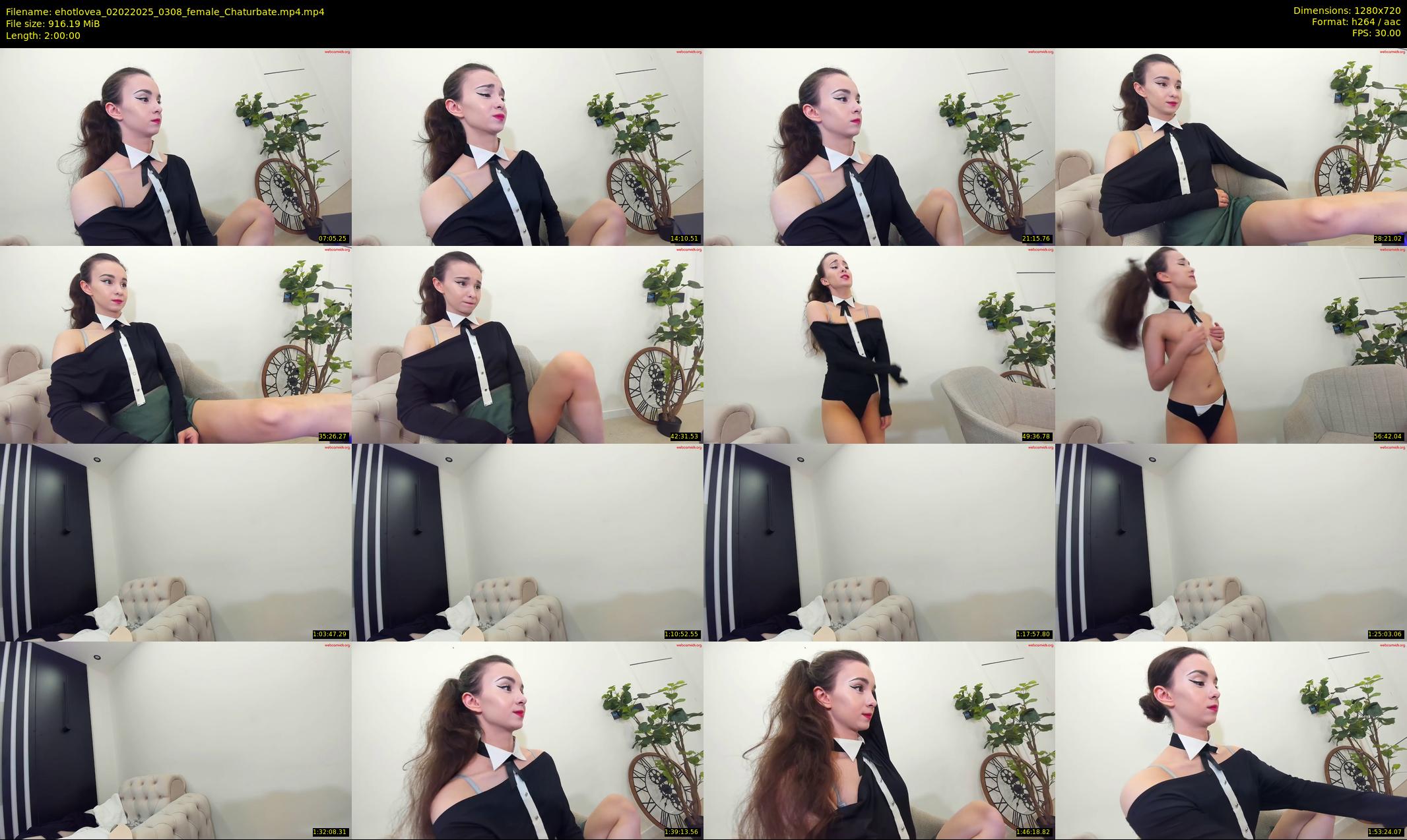 ehotlovea — 120 minute Chaturbate female cam show recording, 720p, Feb 2, 2025