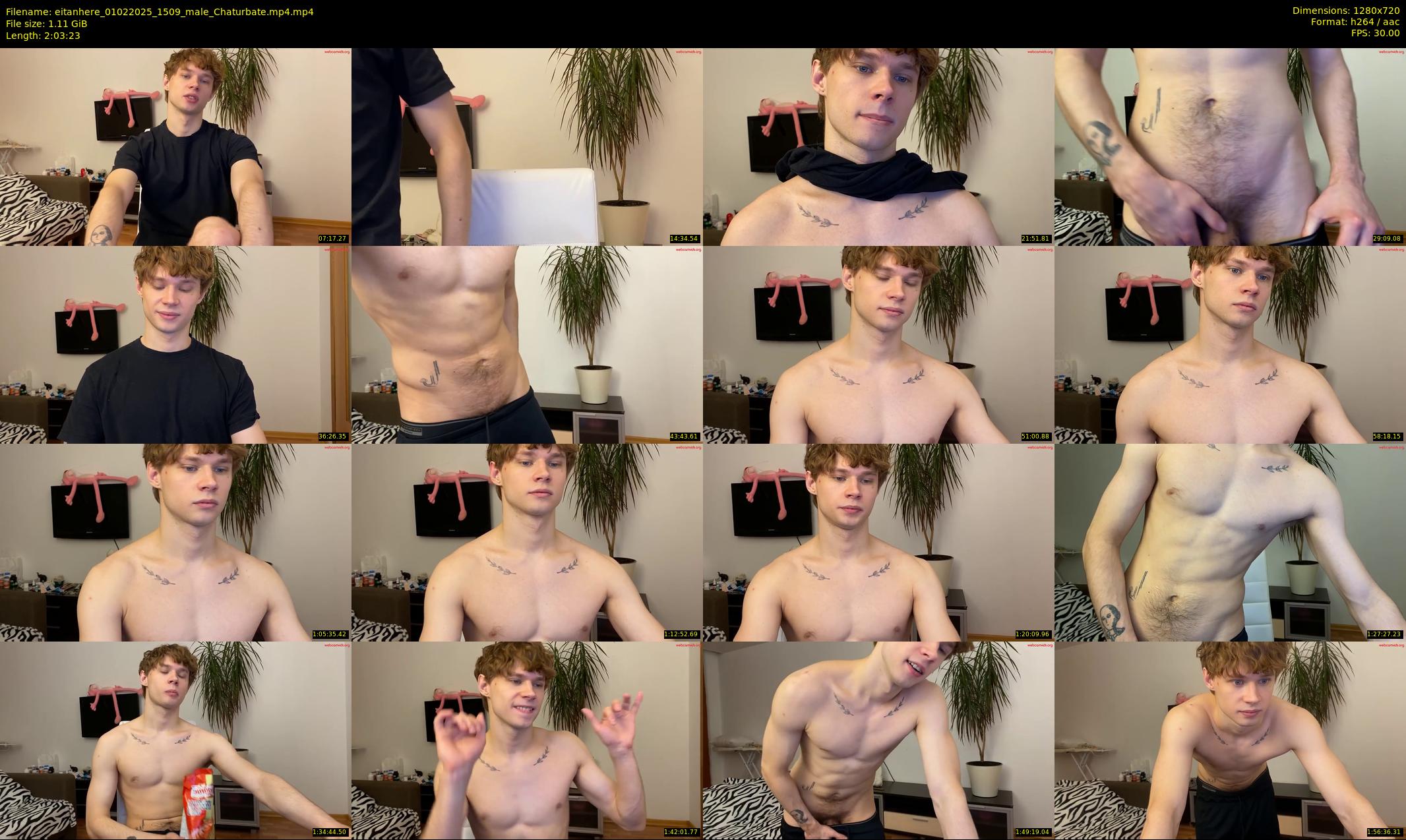 eitanhere — 124 minute Chaturbate male cam show recording, 720p, Feb 1, 2025